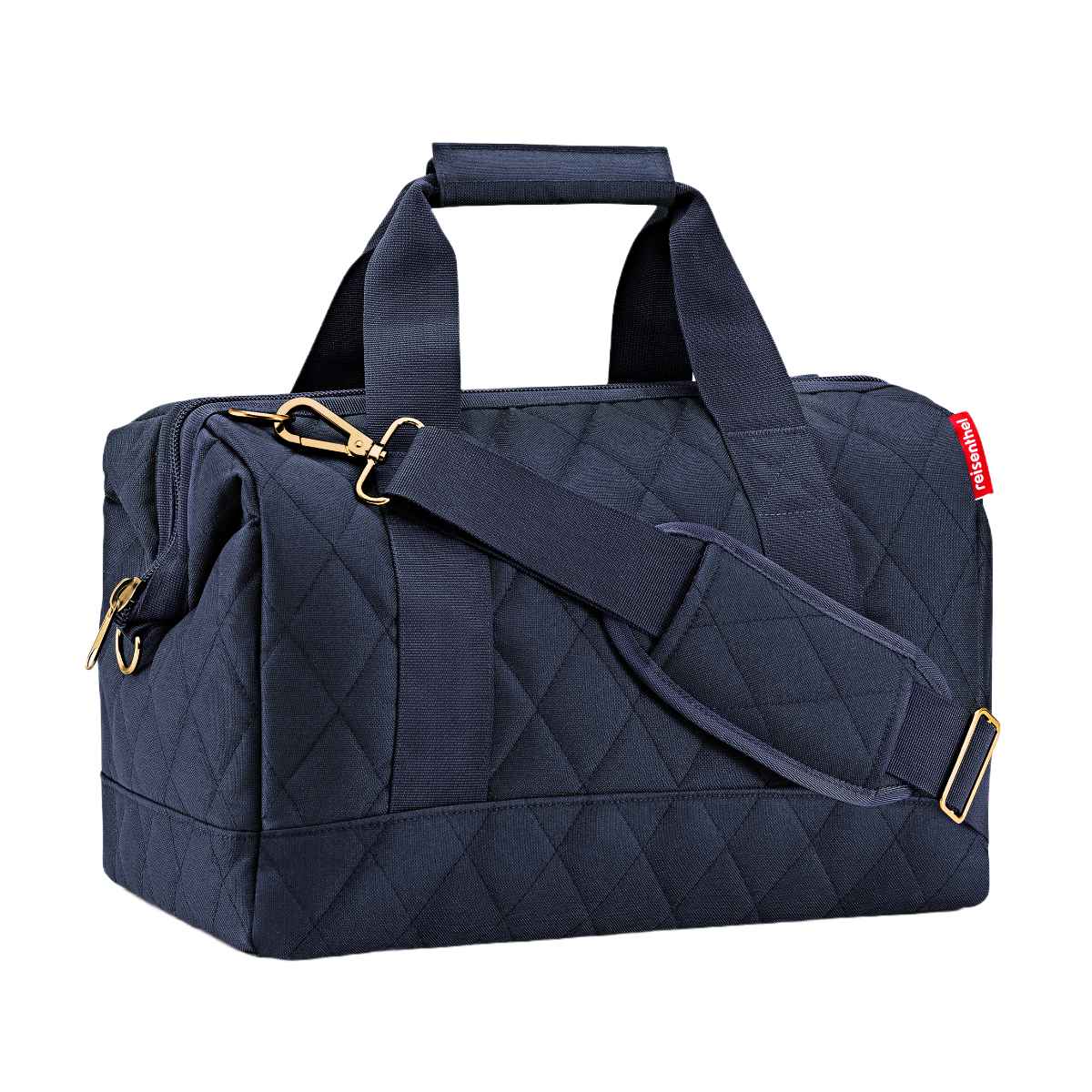 【アウトレット】 ボストンバッグ reisenthel ライゼンタール ALLROUNDER M RHOMBUS MIDNIGHT GOLD （ かばん レディース 旅行 ネイルバッグ 美容 学生 ネイル 介護 旅行バッグ 1泊 2泊 メンズ ジムバッグ ）
