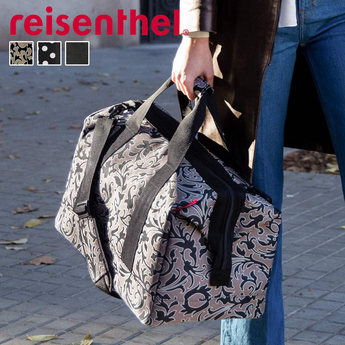 ボストンバッグ reisenthel ライゼンタール ALLROUNDER M （ オールラウンダー バッグ トラベルバッグ 旅行 ネイル ネイルバッグ コスメ 美容 学生 レディース メンズ 介護 旅行バッグ ジムバッグ 1泊 2泊 おしゃれ ） 【BAROQUEMARBLE】
