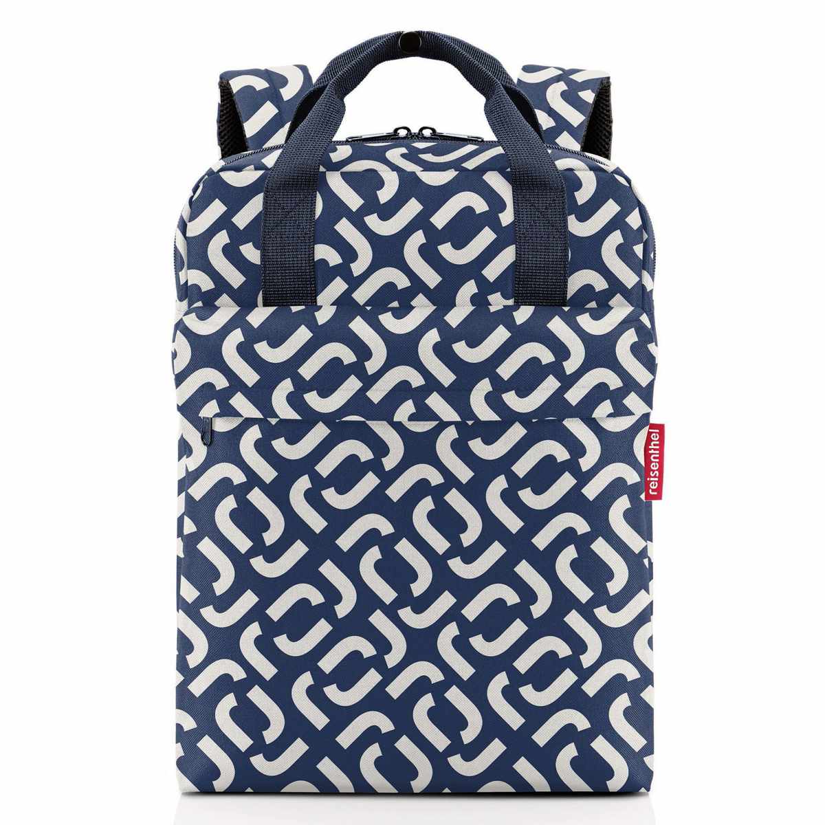 リュック ライゼンタール ALLDAY BACKPACK M （ 四角 ダブルファスナー バックパック レディース 大人 通勤 通学 おしゃれ ノートパソコン タブレット エコバッグ ママバッグ マザーズバッグ ） 【SIGNATURENAVY】