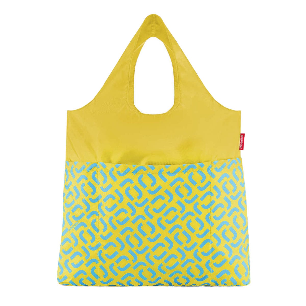 【アウトレット】エコバッグ reisenthel MINI MAXI SHOPPER PLUS 20L （ エコバッグ ミニマキシショッパープラス マイバッグ ポケット 撥水加工 大容量 折りたたみ マチ付き お買い物バッグ コンパクト 肩掛け ） 【SIGNATURELEMON】