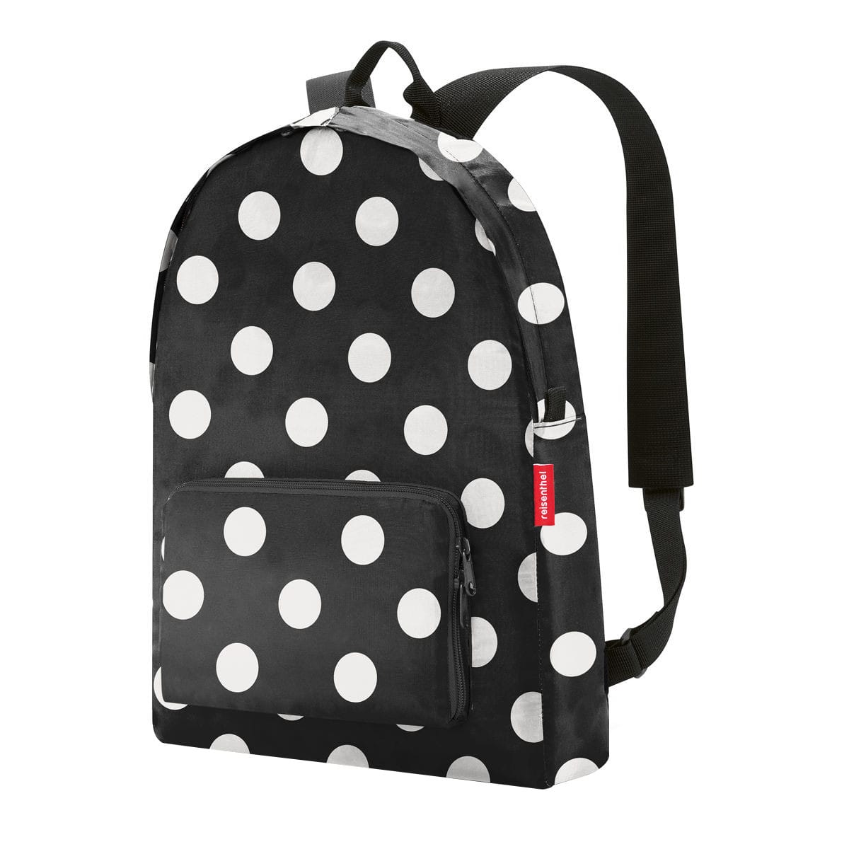 リュック reisenthel MINI MAXI RUCKSACK （ リュックサック 折りたたみ 軽量 エコバッグ マイバッグ レディース 撥水加工 買物 旅行 お買い物バッグ おしゃれ 携帯 コンパクト 持ち運び ショッピングバッグ ） 【DOTSWHITE】