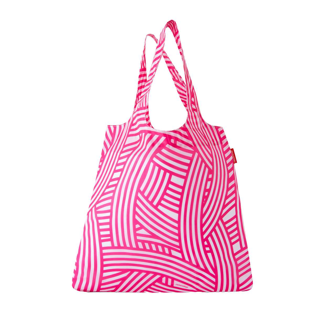 【アウトレット】 エコバッグ reisenthel MINI MAXI SHOPPER SHOULDER 15L （ ミニマキシショッパー 折りたたみ マチ付き 撥水加工 お買い物バッグ サブバッグ 肩掛け 折り畳み ライゼンタール ） 【ZEBRAWATERMELON】