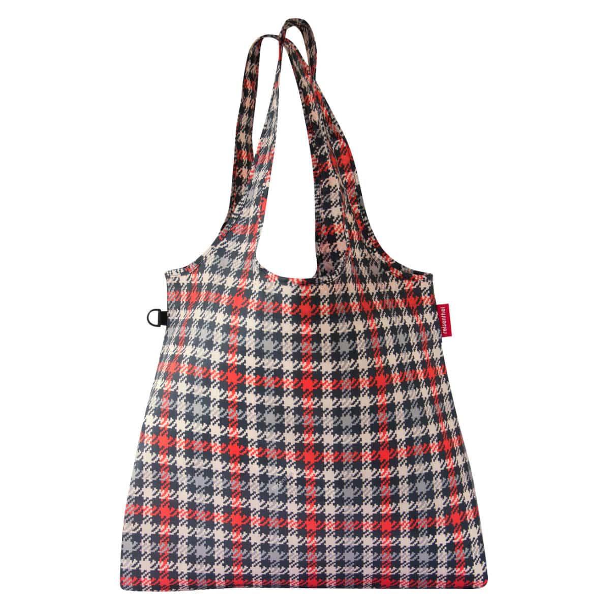 【アウトレット】 エコバッグ reisenthel MINI MAXI SHOPPER L 18L （ マイバッグ 折りたたみ コンパクト 撥水加工 大容量 サブバッグ レジ袋 トートバッグ 肩掛け 柄 おしゃれ ライゼンタール ） 【GLENCHECKRED】