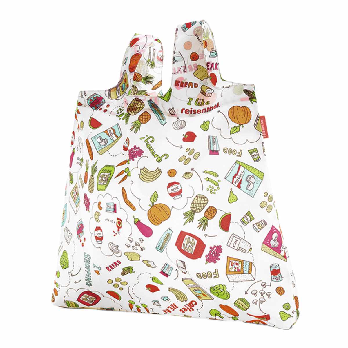 エコバッグ reisenthel MINI MAXI SHOPPER POCKET 15L （ ライゼンタール ミニマキシショッパー マイバッグ 折りたたみ マチ付き 撥水加工 お買い物バッグ コンパクト 収納ポーチ付き フック付き 折り畳み ） 【ILIKESHOPPING】