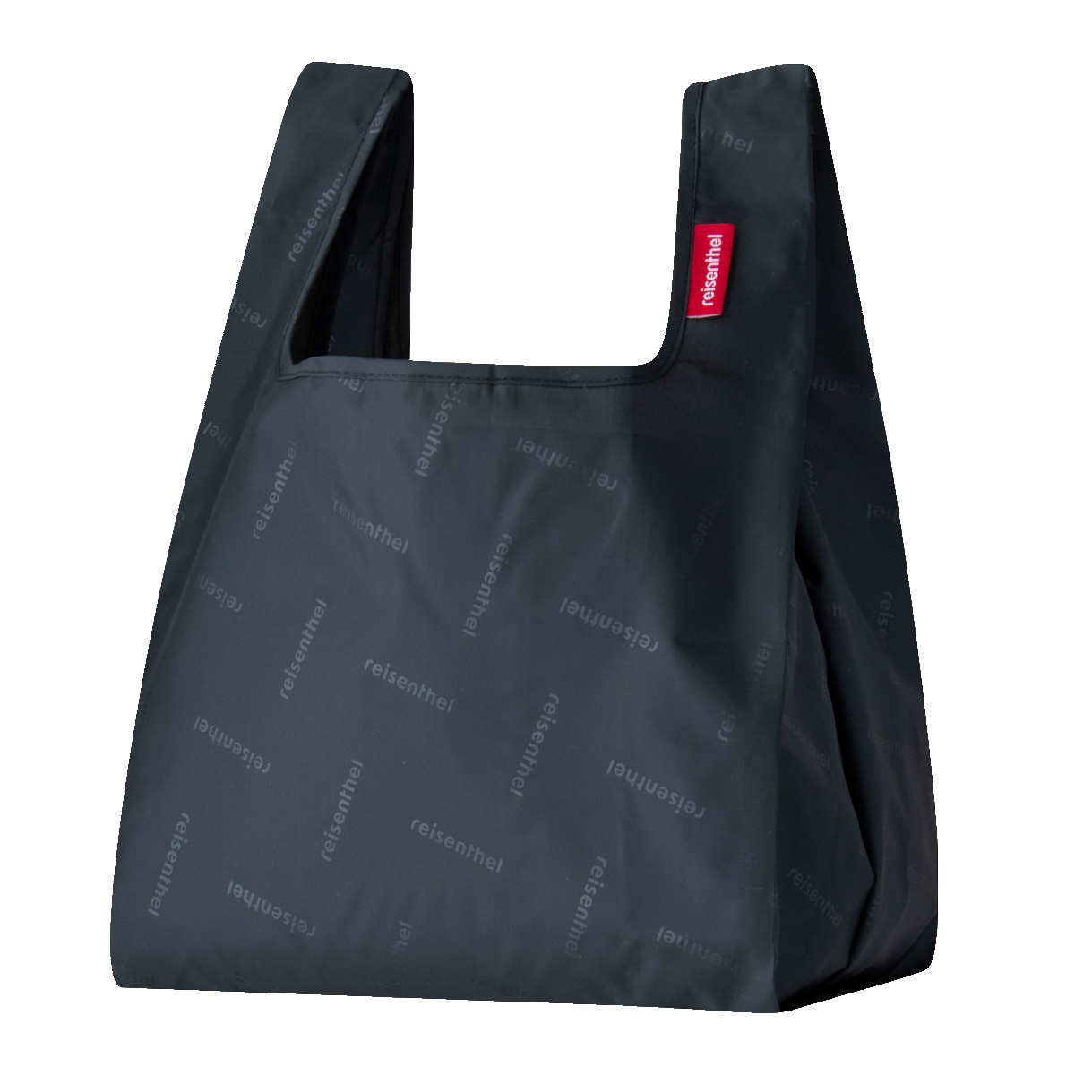 エコバッグ reisenthel ライゼンタール MINI MAXI SHOPPER XS 8L （ ミニマキシショッパー ショッピングバッグ マイバッグ コンビニ 弁当 折りたたみ マチ広 撥水加工 お買い物バッグ 手提げ おしゃれ 小さい 収納ポーチ付き ） 【BLACK】