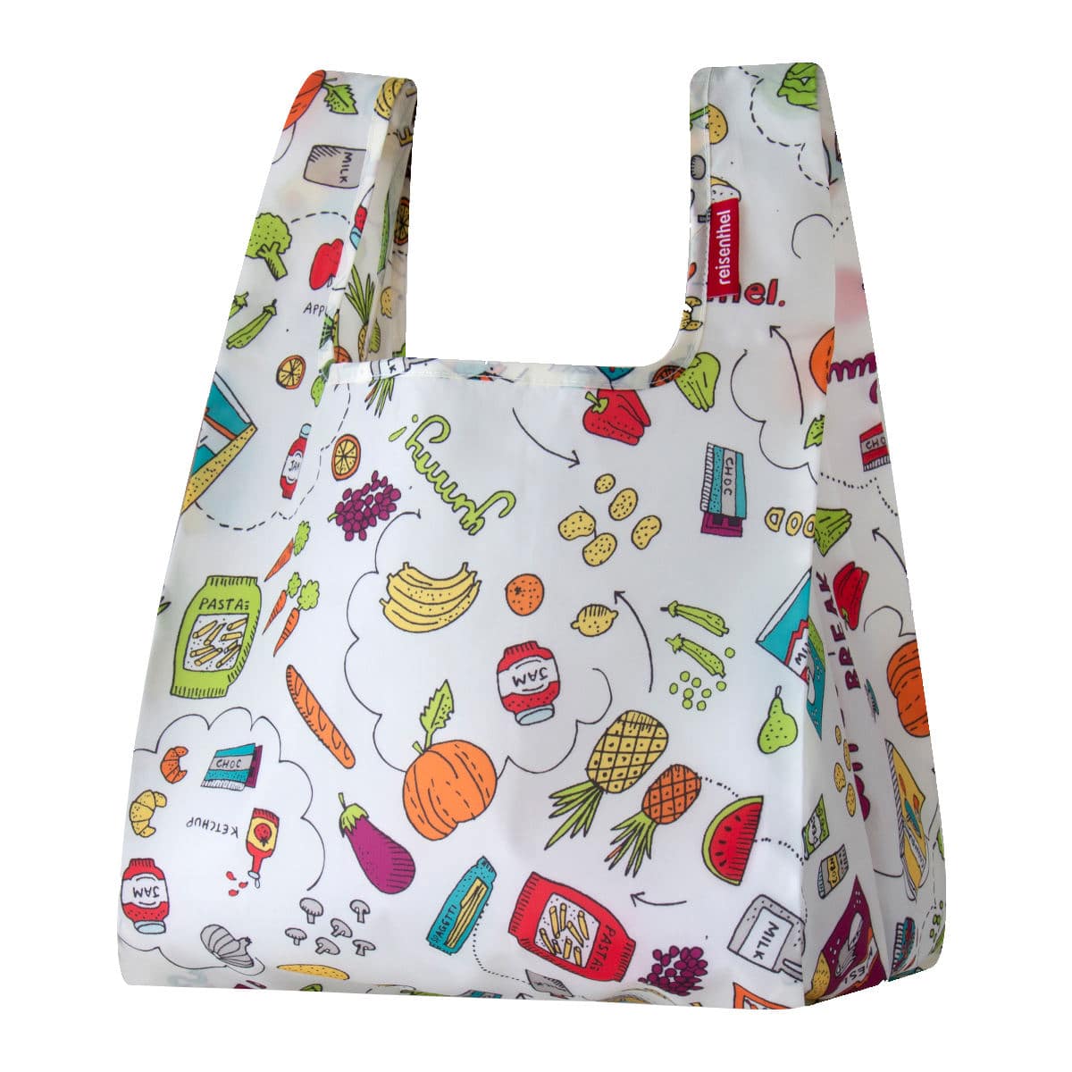 エコバッグ reisenthel ライゼンタール MINI MAXI SHOPPER XS 8L （ ミニマキシショッパー ショッピングバッグ マイバッグ コンビニ 弁当 折りたたみ マチ広 撥水加工 お買い物バッグ 手提げ おしゃれ 小さい 収納ポーチ付き ） 【ILIKESHOPPING】