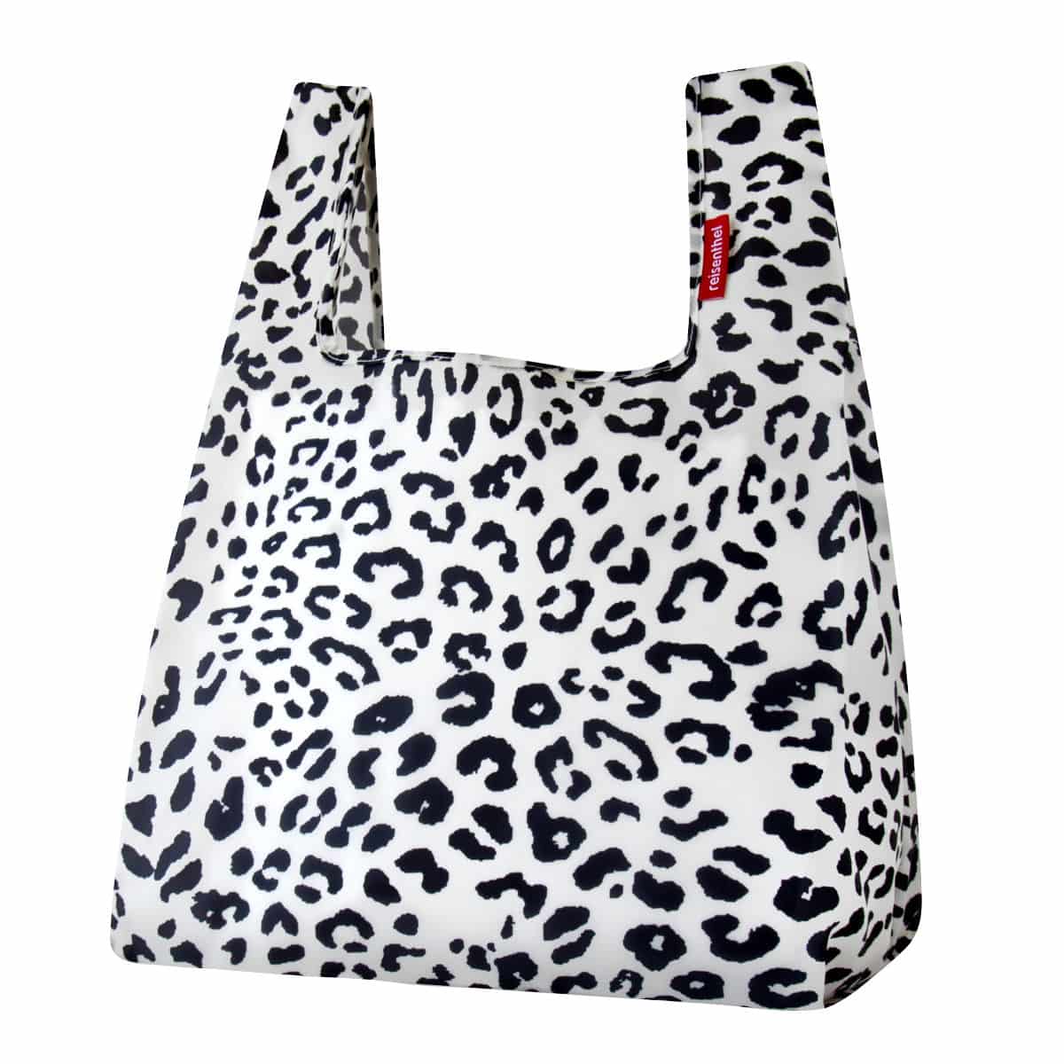 エコバッグ reisenthel ライゼンタール MINI MAXI SHOPPER XS 8L （ ミニマキシショッパー ショッピングバッグ マイバッグ コンビニ 弁当 折りたたみ マチ広 撥水加工 お買い物バッグ 手提げ おしゃれ 小さい 収納ポーチ付き ） 【LEOPARDSNOW】