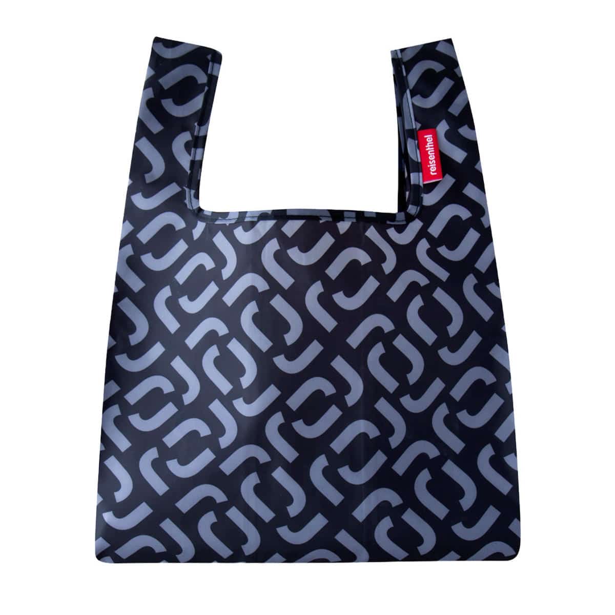reisenthel ライゼンタール エコバッグ MINI MAXI SHOPPER XS 8L （ ショッピングバッグ マイバッグ コンビニ 弁当 折りたたみ マチ広 撥水加工 お買い物バッグ 手提げ おしゃれ 小さい 日本限定デザイン ） 【SIGNATUREBLACK】