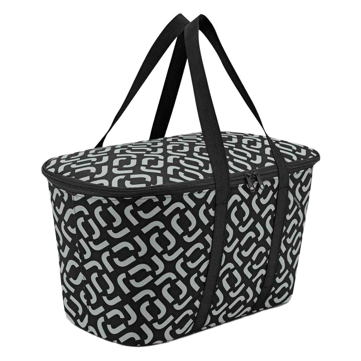 クーラーバッグ reisenthel ライゼンタール COOLERBAG （ 保冷バッグ 20L ソフトクーラー 保冷保温 軽量 折りたたみ エコバッグ お買い物バッグ 2Lペットボトル 買物 レジャー アウトドア ファスナー マチ広 大容量 おしゃれ ） 【SIGNATUREBLACK】