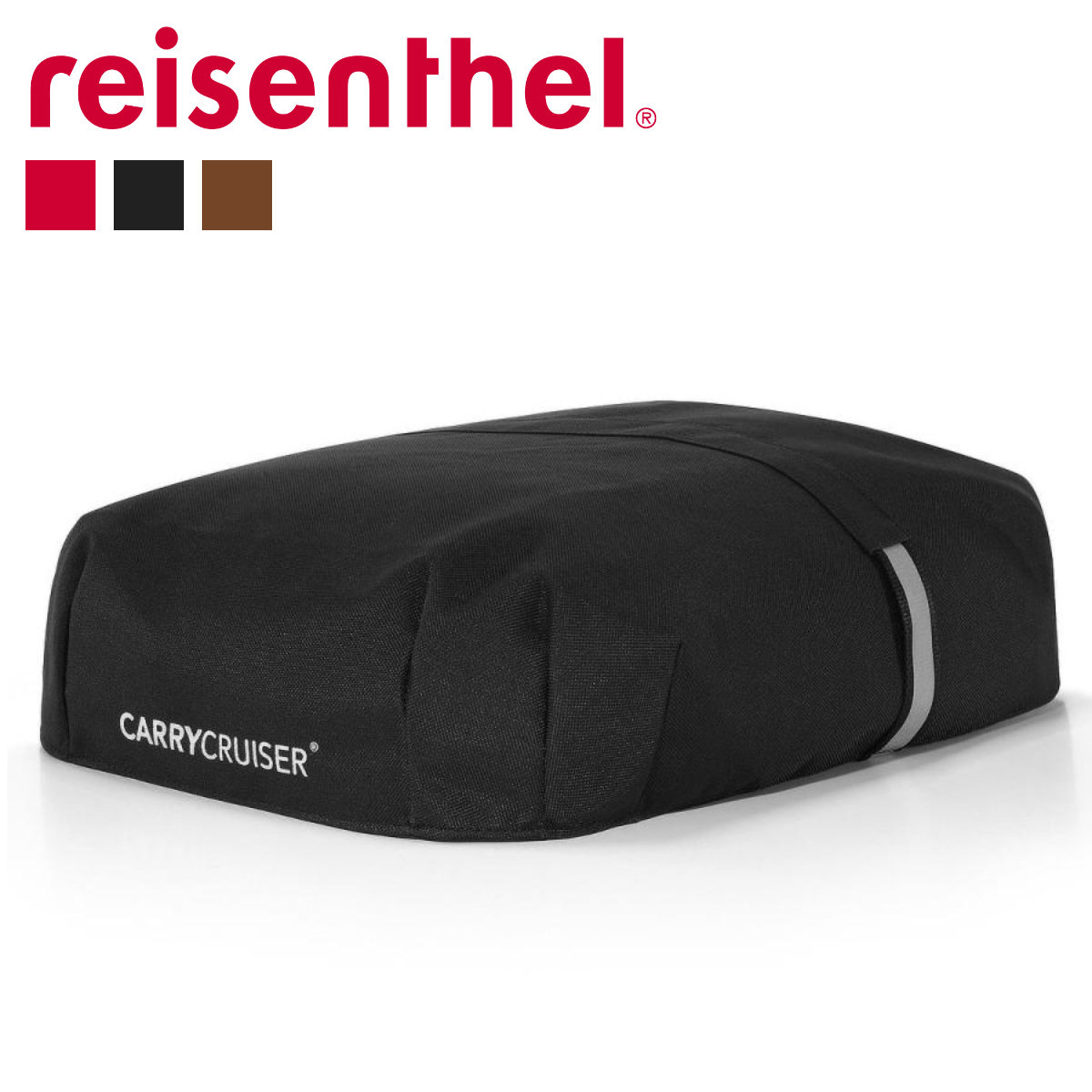 ショッピングカート カバー ライゼンタール CARRYCRUISER 専用 COVER （ reisenthel キャリークルーザー専用 フタ 着脱簡単 専用カバー パーツ オプション レッド ブラック ブラウン 赤 黒 茶 おしゃれ ） 【BLACK】
