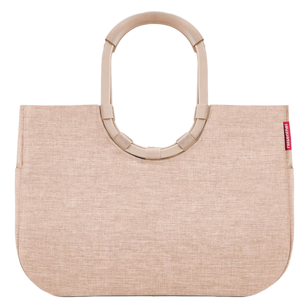 ショッピングバッグ ライゼンタール LOOPSHOPPER L FRAME TWIST （ reisenthel エコバッグ マチ広 大容量 トートバッグ 買い物バッグ レディース バッグ マイバッグ 手提げ 肩掛け 大きい アルミハンドル ショルダーバッグ ジム ） 【COFFEE】