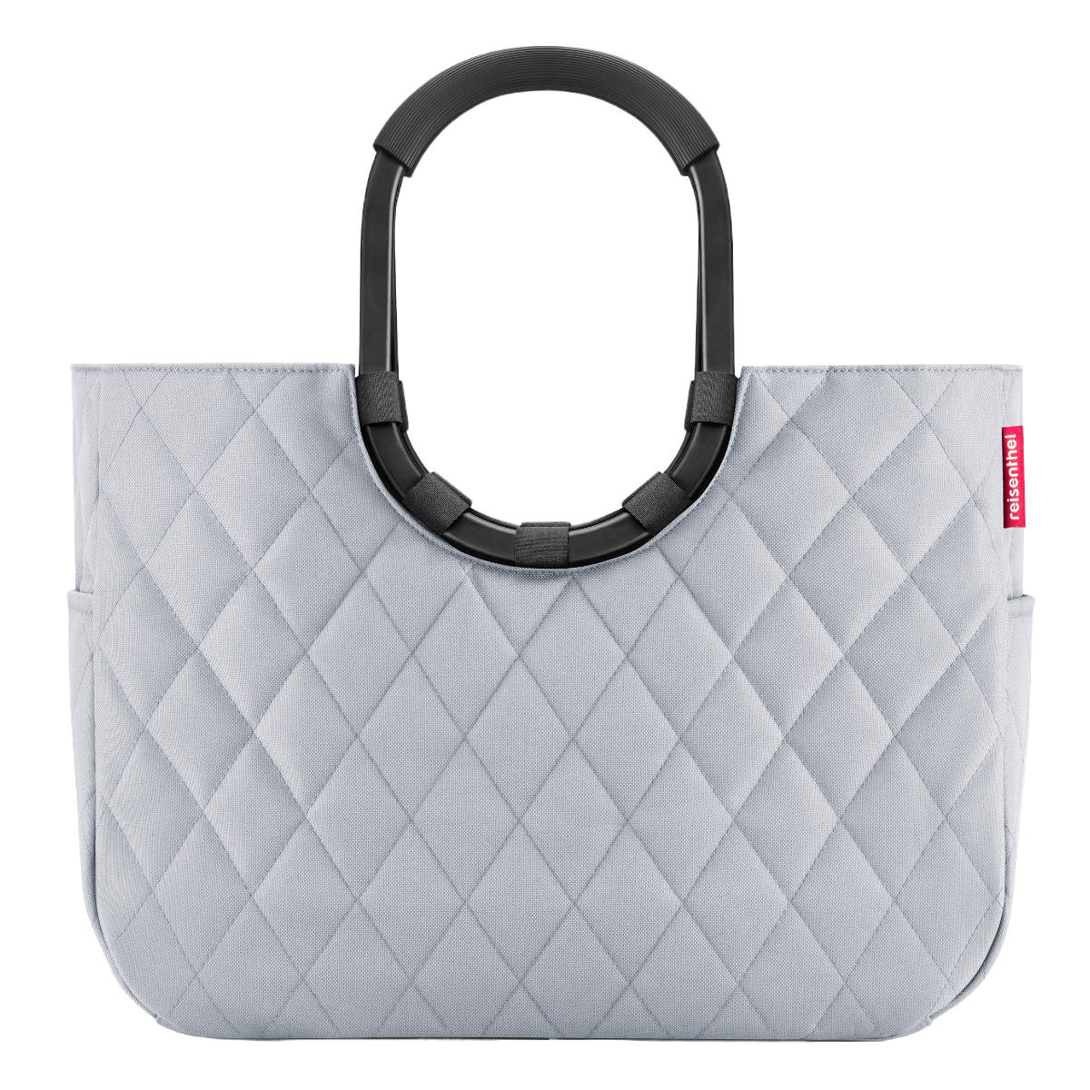 reisenthel ショッピングバッグ LOOPSHOPPER L （ エコバッグ マチ広 大容量 トートバッグ 買い物バッグ レディース バッグ マイバッグ 手提げ 肩掛け 大きい アルミハンドル ショルダーバッグ ジム ライゼンタール ） 【LIGHTGREY】