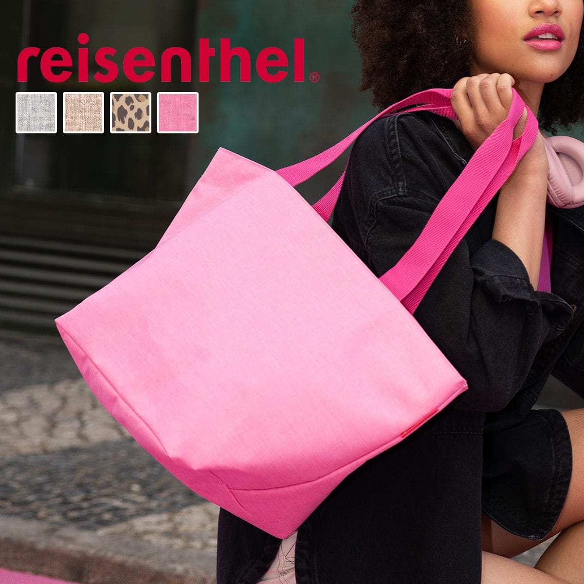 ショッピングバッグ ライゼンタール SHOPPER M TWIST （ トートバッグ エコバッグ マチ広 ファスナー付き バッグ レディース ショルダー マザーズバッグ 買い物バッグ ショルダーバッグ 手提げ 肩掛け おしゃれ ） 【COFFEE】