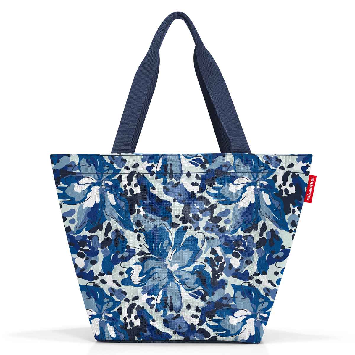 ショッピングバッグ ライゼンタール SHOPPER M （ reisenthel トートバッグ エコバッグ マチ広 ファスナー付き バッグ レディース ショルダー マザーズバッグ 買い物バッグ ショルダーバッグ 手提げ 肩掛け おしゃれ ） 【FLORABLUE】