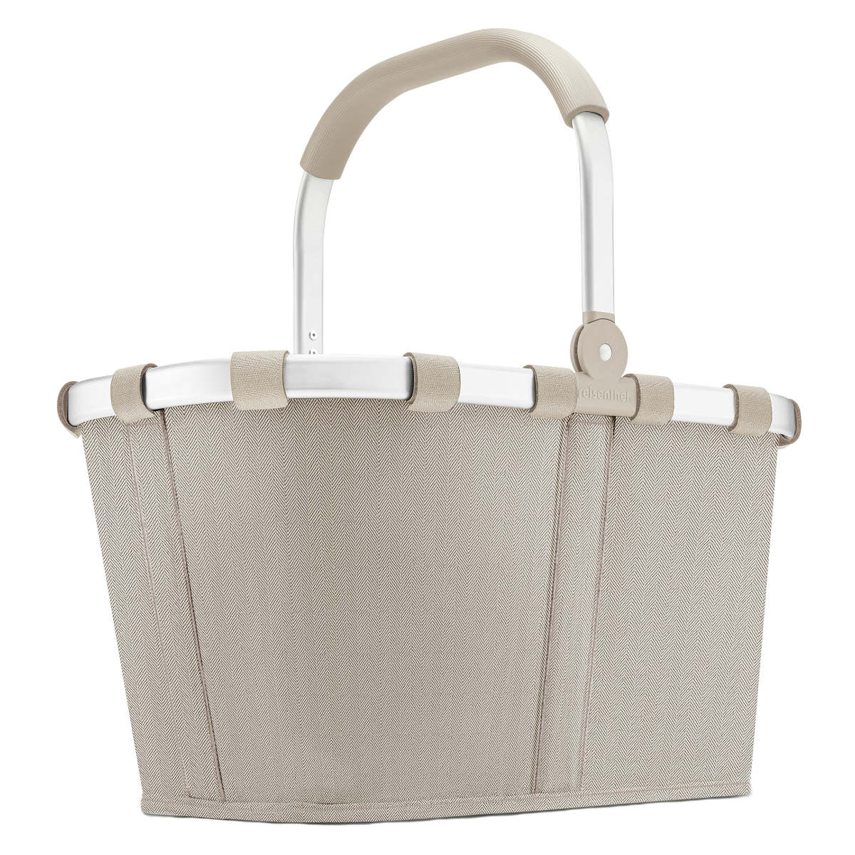 ＼雑誌掲載／ 買い物カゴ ライゼンタール CARRYBAG （ reisenthel キャリーバッグ 買い物かご ショッピングバッグ 折りたたみ マイバッグ レジカゴ エコバッグ 軽量 レジかご 車 ランドリー アウトドア 買い物バッグ おしゃれ ） 【HERRINGBONESAND】