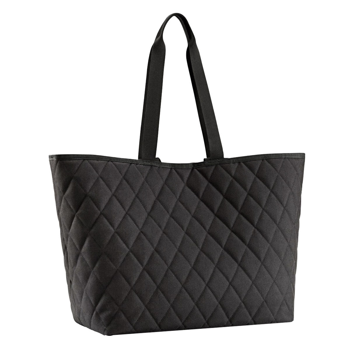 ショッピングバッグ ライゼンタール CLASSIC SHOPPER XL RHOMBUS （ reisenthel トートバッグ 手持ち 肩掛け 大きい 横長 大容量 ショルダーバッグ マチ付き キルティング ビジネス エコバッグ ） 【BLACK】