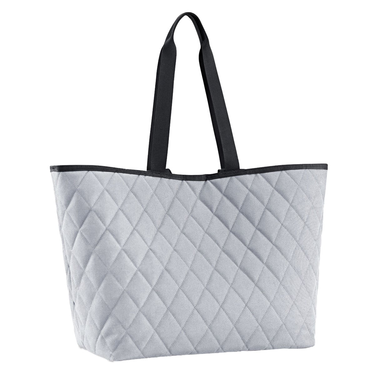 ショッピングバッグ ライゼンタール CLASSIC SHOPPER XL RHOMBUS （ reisenthel トートバッグ 手持ち 肩掛け 大きい 横長 大容量 ショルダーバッグ マチ付き キルティング ビジネス エコバッグ ） 【LIGHTGREY】