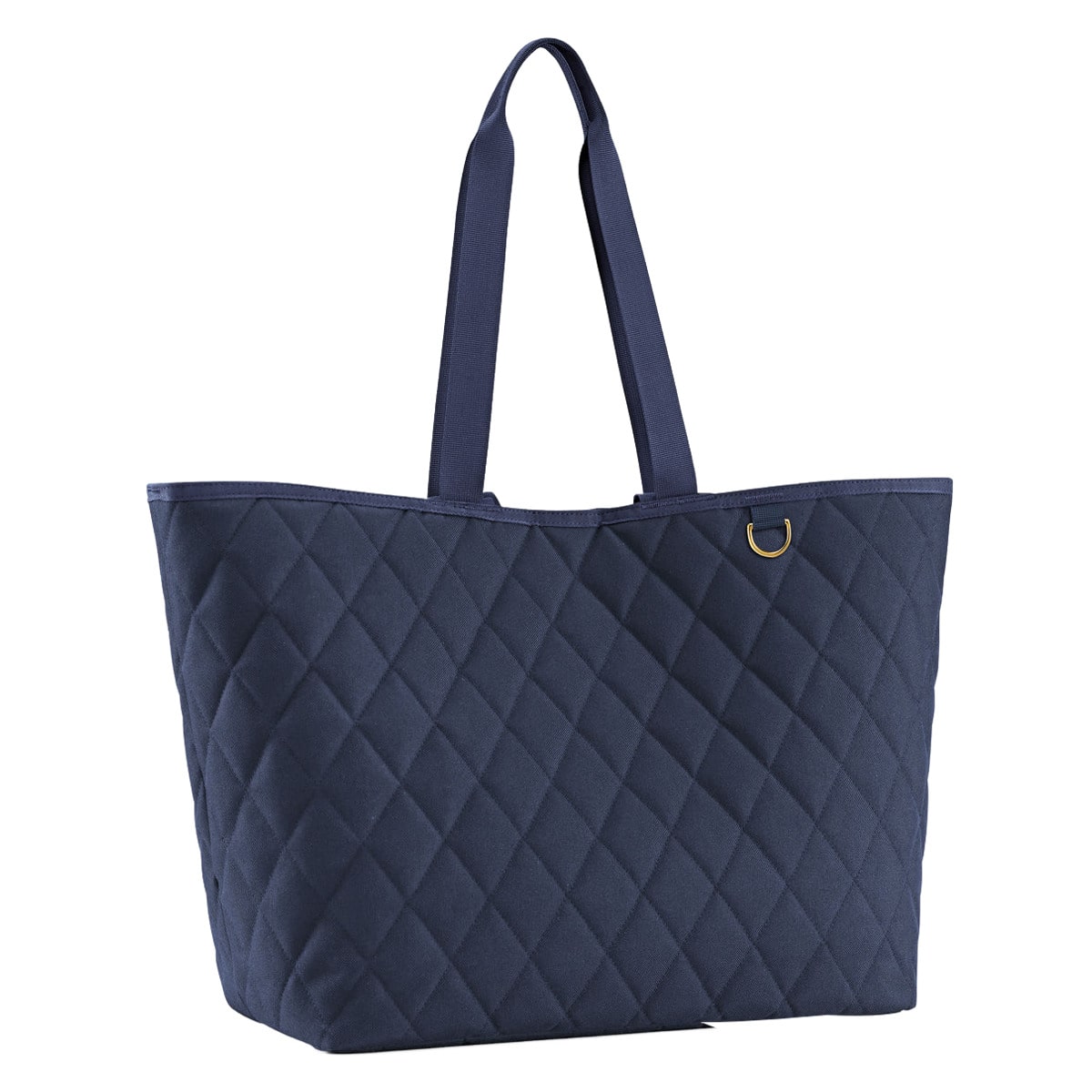 ショッピングバッグ ライゼンタール CLASSIC SHOPPER XL RHOMBUS （ reisenthel トートバッグ 手持ち 肩掛け 大きい 横長 大容量 ショルダーバッグ マチ付き キルティング ビジネス エコバッグ ） 【MIDNIGHTGOLD】