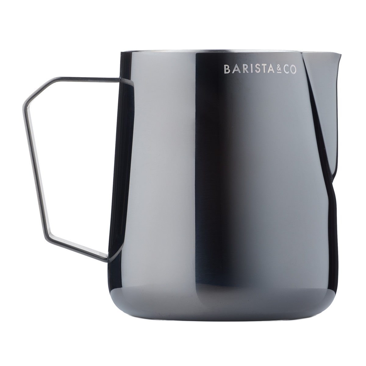 ミルクピッチャー BARISTA＆CO Barista Pro Milk Pitcher 400ml （ バリスタ＆コー ミルクジャグ ラテアート スチーム フォームミルク バリスタ ミルク 泡立て ステンレススチール 目盛付き 耐久性 カプチーノ カフェラテ ） 【BLACK】