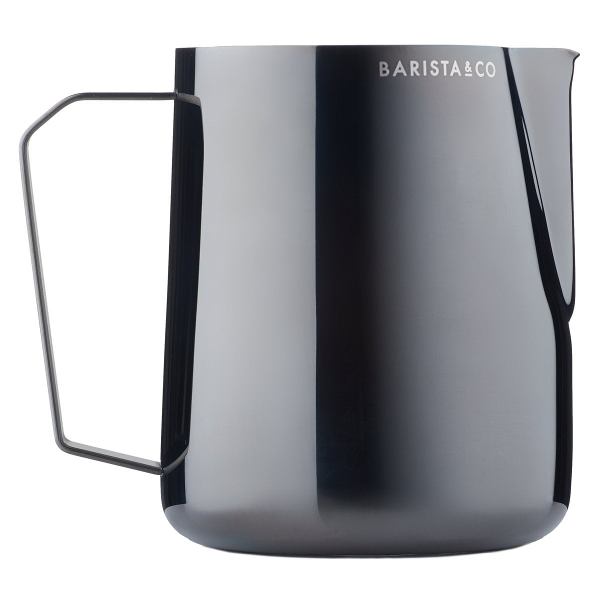 ミルクピッチャー BARISTA＆CO Barista Pro Milk Pitcher 620ml （ バリスタ＆コー ミルクジャグ ラテアート スチーム フォームミルク ミルク 泡立て ステンレススチール 目盛付き 耐久性 カプチーノ カフェラテ ） 【BLACK】