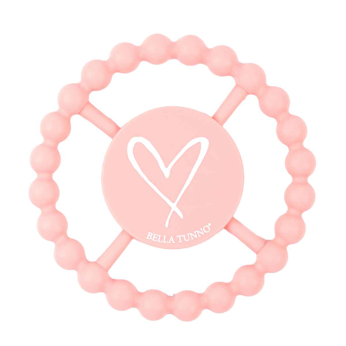 歯固め BELLA TUNNO シリコン製 Happy Teether アニマル （ ベラトゥーノ 歯がため はがため シリコン 赤ちゃん ベビー おもちゃ 握りやすい ハッピーティーザー かわいい ギフト 出産祝い ベビートイ 耐冷仕様 冷やせる 食洗機対応 ） 【PinkBlossom】