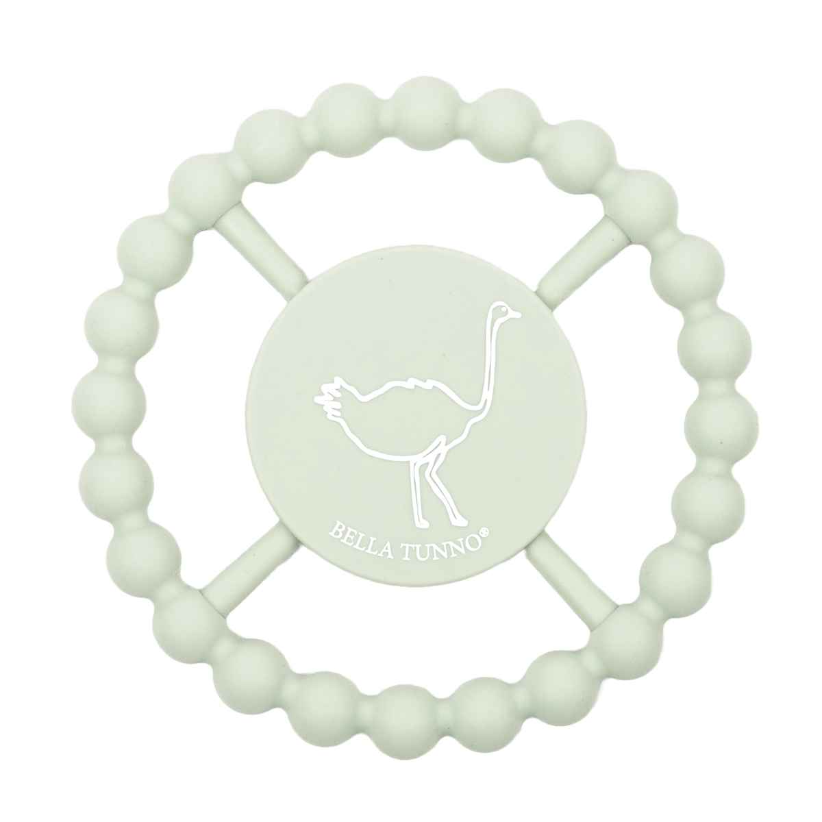 歯固め BELLA TUNNO シリコン製 Happy Teether アニマル （ ベラトゥーノ 歯がため はがため シリコン 赤ちゃん ベビー おもちゃ 握りやすい ハッピーティーザー かわいい ギフト 出産祝い ベビートイ 耐冷仕様 冷やせる 食洗機対応 ） 【PineGreen】