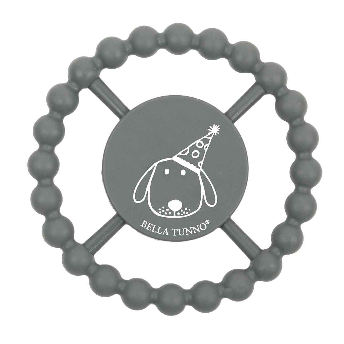 歯固め BELLA TUNNO シリコン製 Happy Teether アニマル （ ベラトゥーノ 歯がため はがため シリコン 赤ちゃん ベビー おもちゃ 握りやすい ハッピーティーザー かわいい ギフト 出産祝い ベビートイ 耐冷仕様 冷やせる 食洗機対応 ） 【SlateGray】