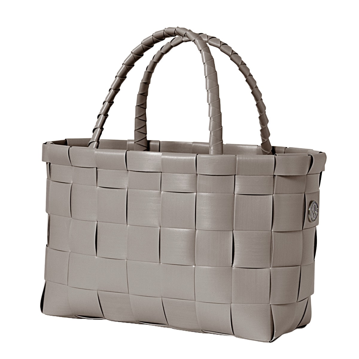 ハンドバッグ Handed By ハンデッドバイ MONACO 手編み （ かごバッグ メルカドバッグ バッグ レディース ハンドメイド 編み込み 小さめ 手編みバッグ プラスチック リサイクル素材 丈夫 通勤 レジャー おしゃれ ） 【liver】