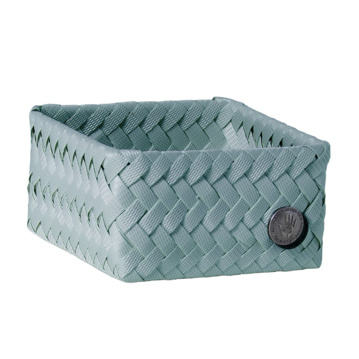 【アウトレット】収納ケース Handed By 12x12x7 cm FIT TINY （ バスケット 収納 手編み カゴ かご ふた付き 小物入れ 小物収納 ハンデッドバイ 収納ボックス 引き出し 整理 おしゃれ ） 【EUCALYPTUS】
