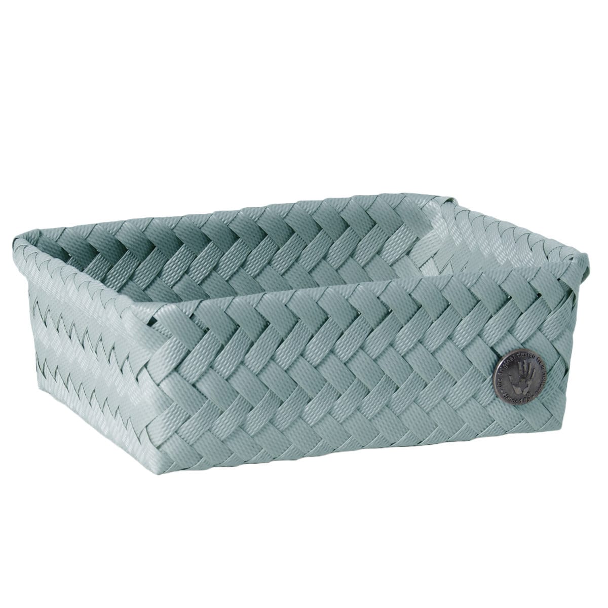 【アウトレット】収納ケース Handed By 18x12x7 cm FIT S （ バスケット 収納 手編み カゴ かご ふた付き 小物入れ 小物収納 ハンデッドバイ 収納ボックス おしゃれ ミニ 小さい ） 【EUCALYPTUS】