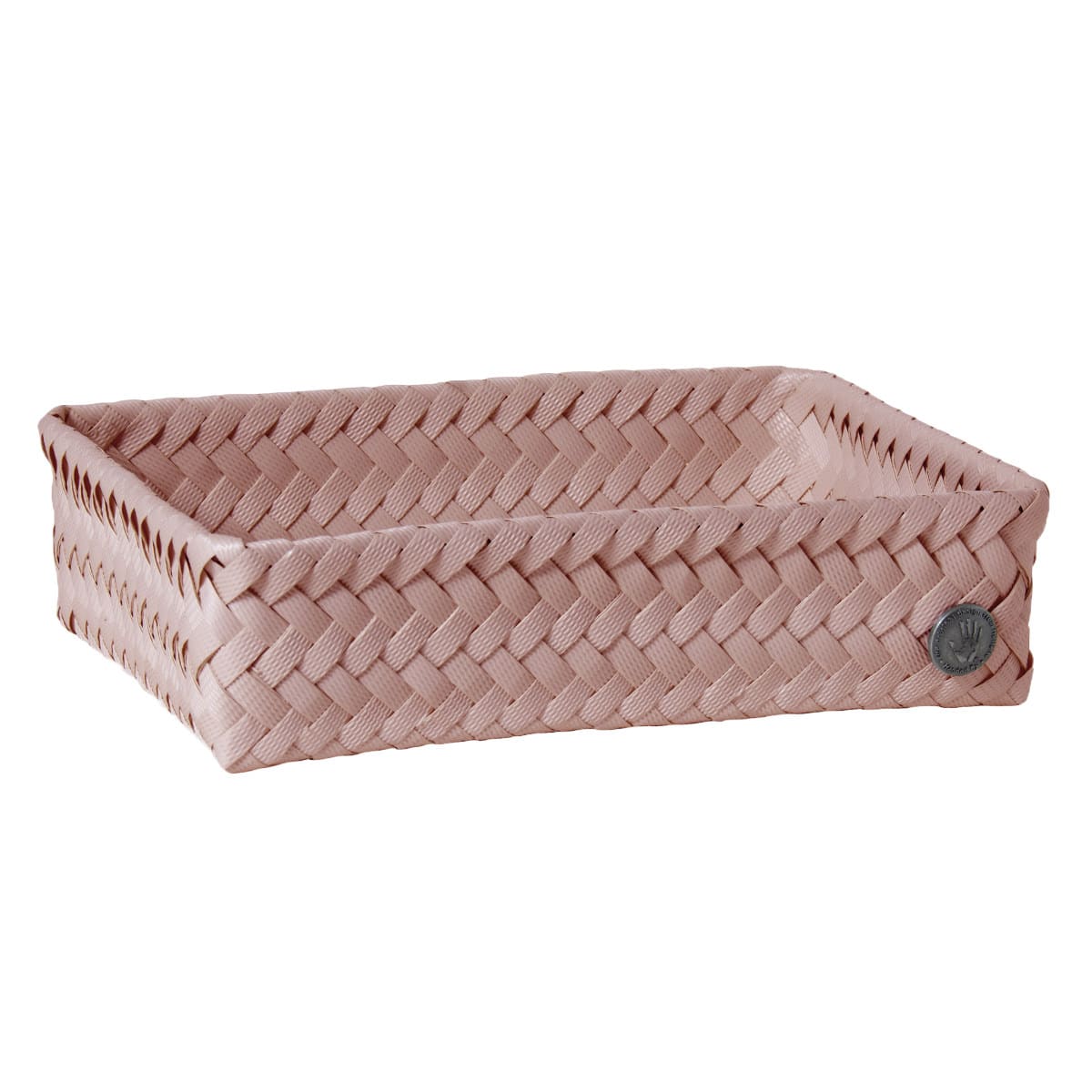 【アウトレット】収納ケース Handed By 24x18x7cm FIT M （ バスケット 収納 手編み カゴ かご ふた付き 小物入れ 小物収納 ハンデッドバイ 収納ボックス おしゃれ ミニ 小さい ） 【copperblush】