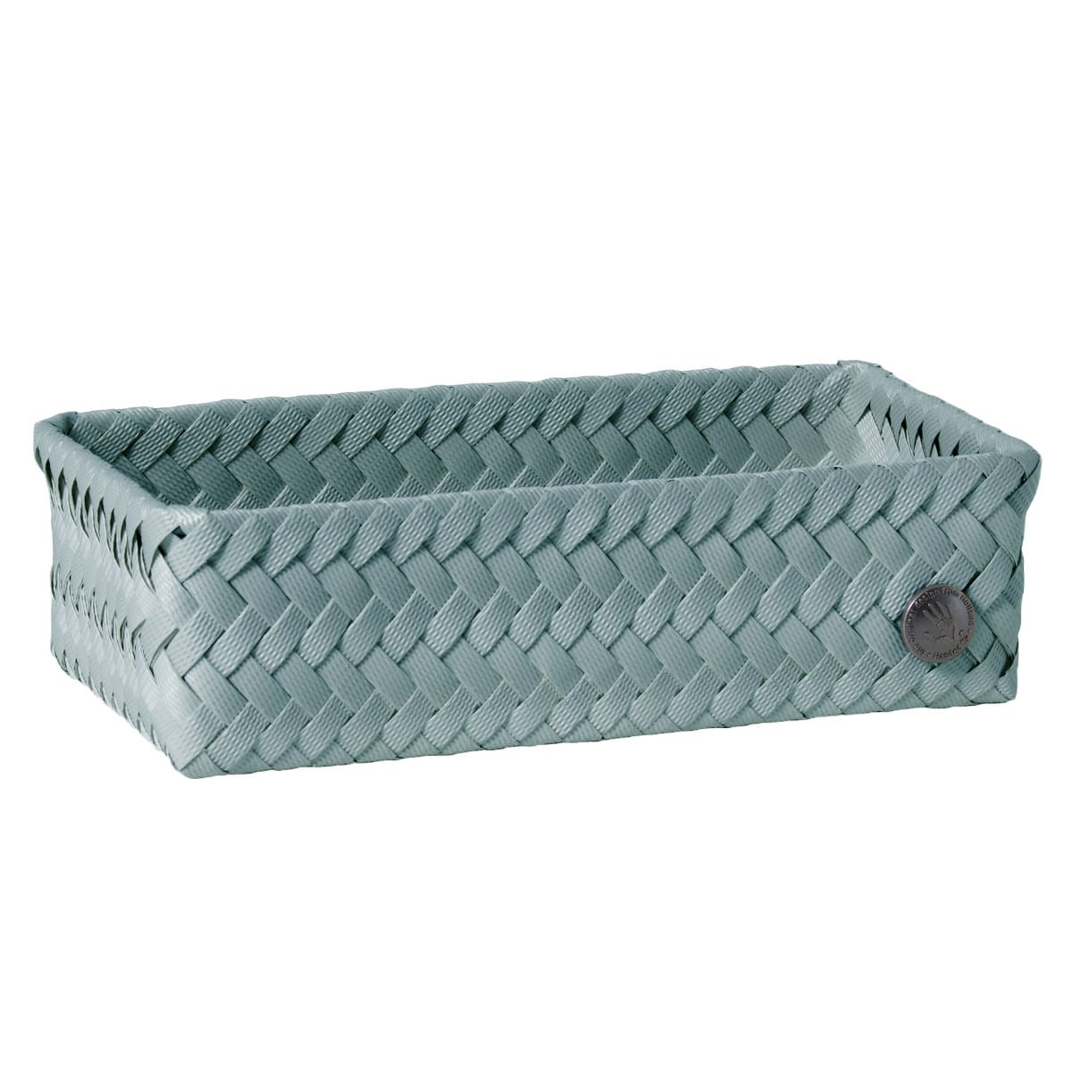 【アウトレット】収納ケース Handed By 24x12x7cm FIT DOUBLE TINY （ バスケット 収納 手編み カゴ かご ふた付き 小物入れ 小物収納 ハンデッドバイ 収納ボックス 引き出し 整理 おしゃれ ） 【EUCALYPTUS】