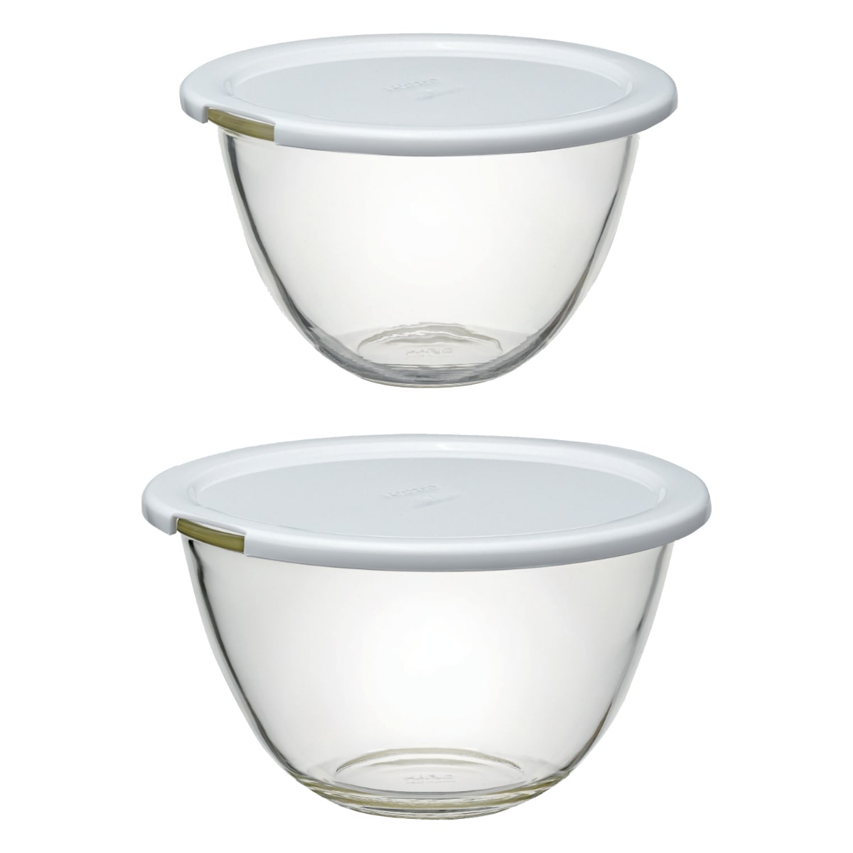 ハリオ 耐熱ガラス製ボウル 2個セット 電子レンジ対応 食洗機対応 日本製 （ HARIO 耐熱ボウル ガラスボウル 耐熱 ガラス オーブン対応 蓋付き 深型 調理ボウル 耐熱容器 ボウル ボール サラダボウル 保存容器 下ごしらえ ）