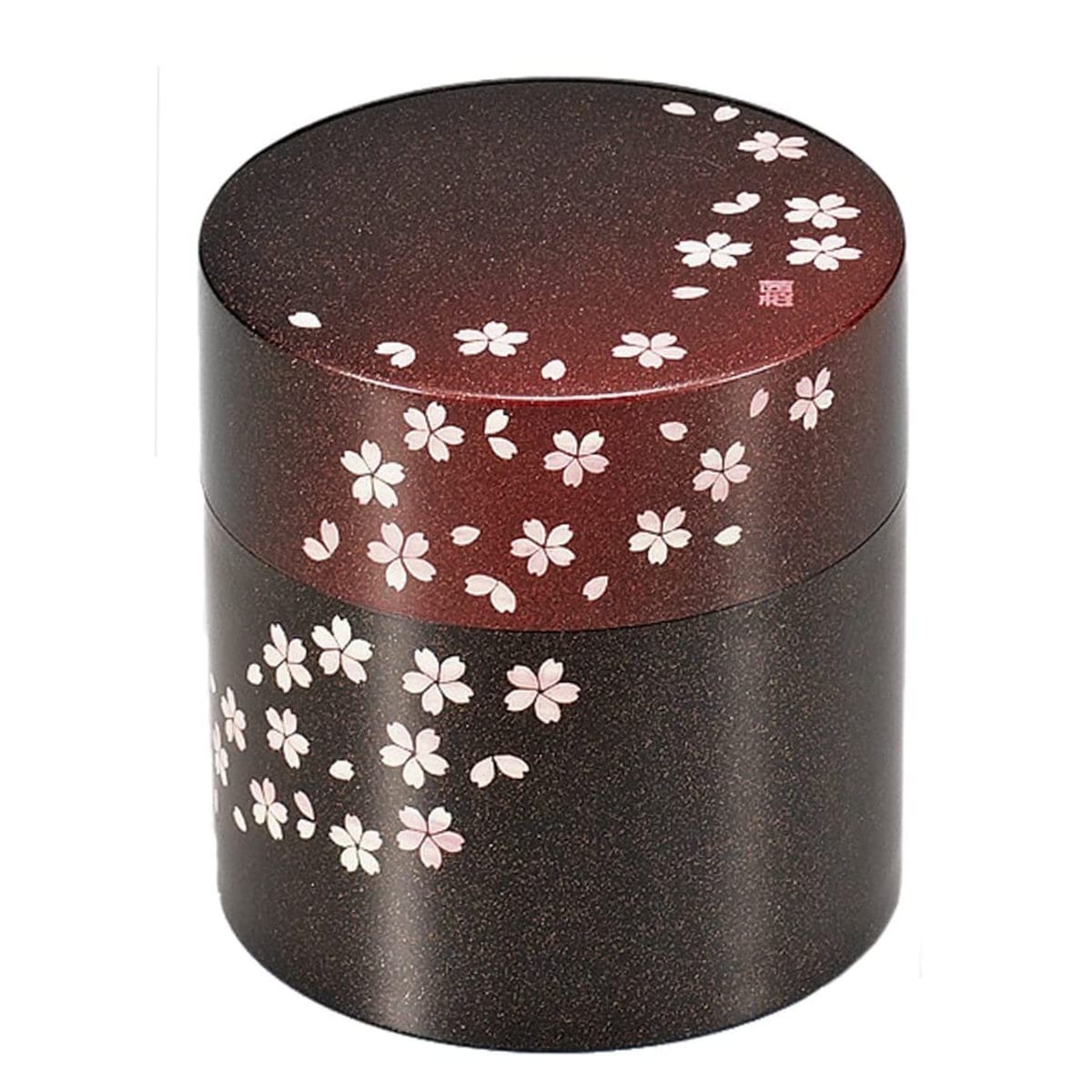 茶筒 350ml 茜桜赤 HAKOYA （ おしゃれ 日本製 かわいい お茶 和風 お茶容器 茶葉容器 保存容器 保存缶 茶缶 お茶缶 キャニスター 保存 容器 茶 茶葉 茶葉保存 お茶葉保存 お茶葉容器 お茶っぱ入れ ）