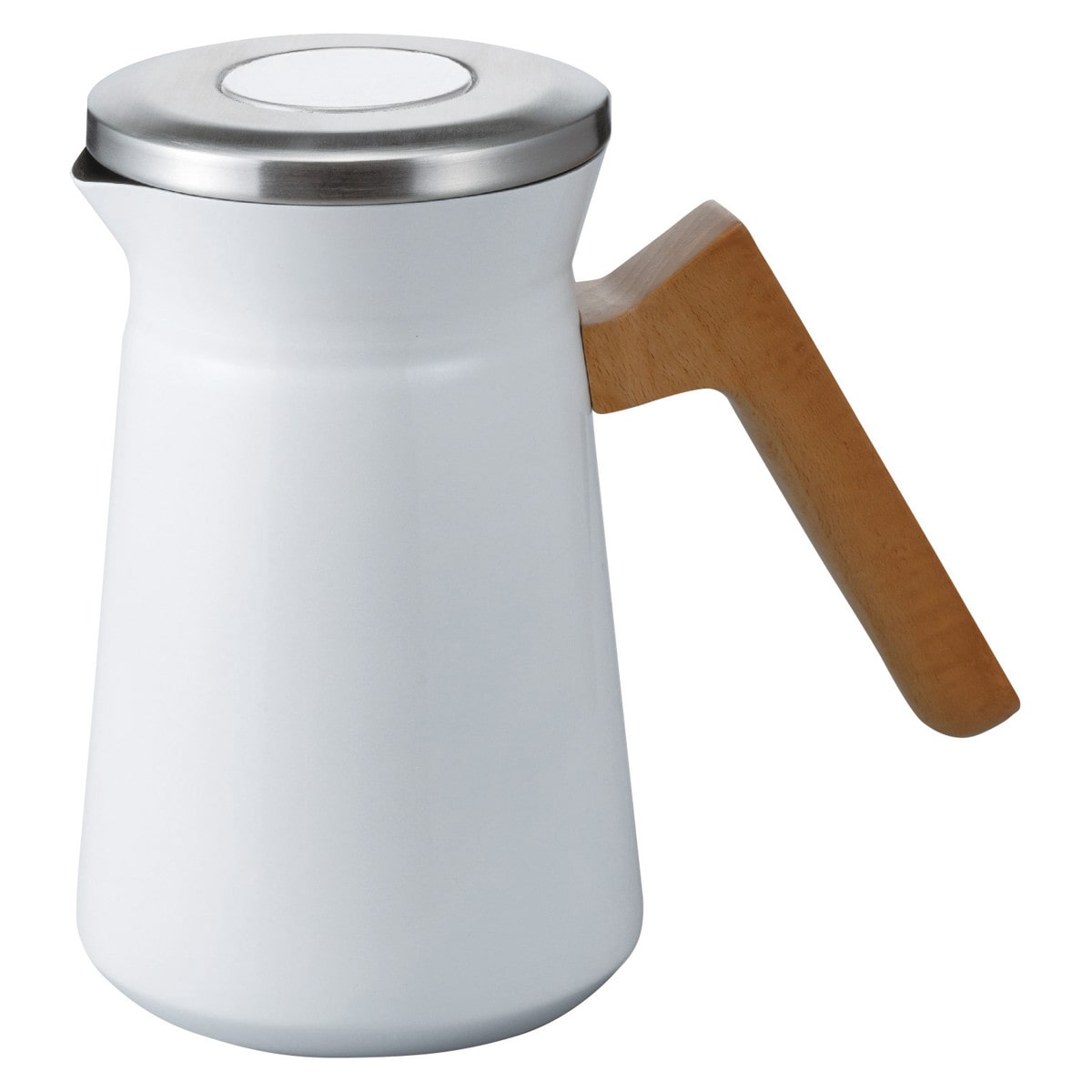 ハリオ ポット 600ml Stainless Thermal Pot ステンレス （ HARIO 卓上ポット 保冷ポット 保温ポット 保温 保冷 卓上 コーヒー 珈琲 お茶 紅茶 二重構造 持ち手付き ナチュラル おしゃれ ）