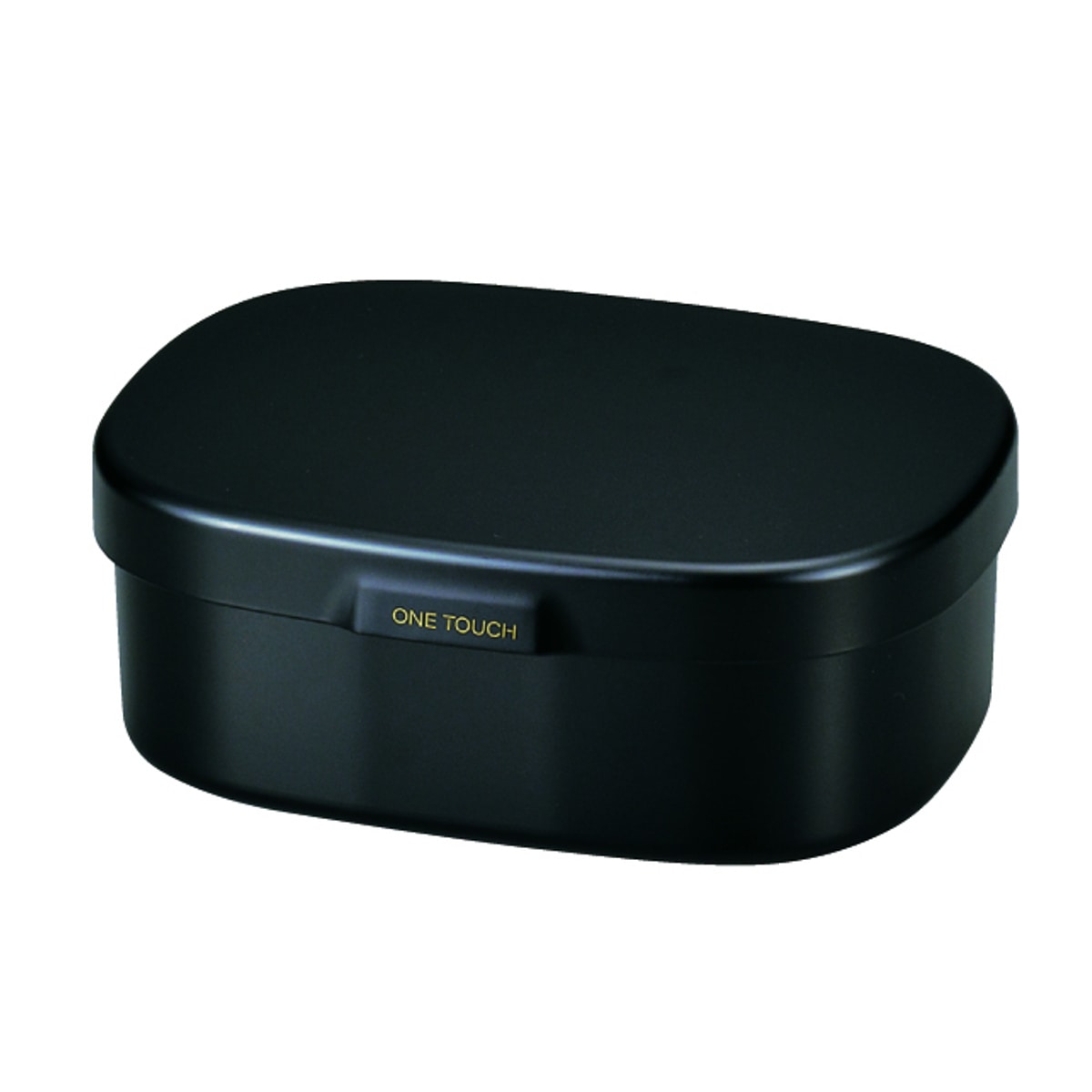 お弁当箱 さっと洗えるお弁当箱 M 1段 600ml （ 弁当箱 ランチボックス レンジ対応 食洗機対応 一段 レンジOK 食洗機OK 弁当 お弁当 仕切り付き 大人 日本製 ） 【ブラック】