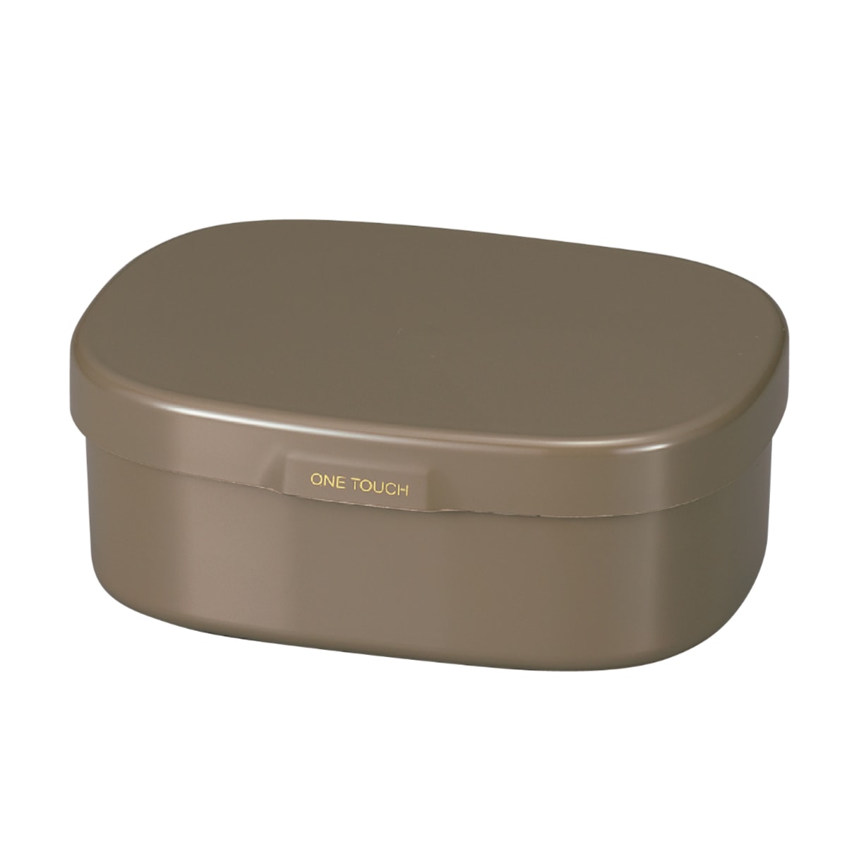 お弁当箱 さっと洗えるお弁当箱 M 1段 600ml （ 弁当箱 ランチボックス レンジ対応 食洗機対応 一段 レンジOK 食洗機OK 弁当 お弁当 仕切り付き 大人 日本製 ） 【グレー】