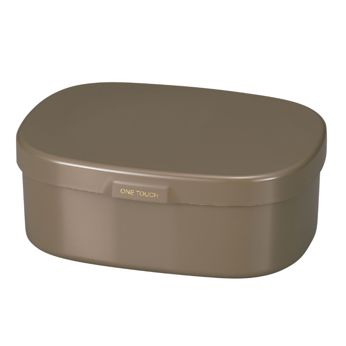 お弁当箱 さっと洗えるお弁当箱 L 1段 900ml （ 弁当箱 ランチボックス レンジ対応 食洗機対応 一段 大容量 レンジOK 食洗機OK 弁当 お弁当 仕切り付き 大人 日本製 ） 【グレー】