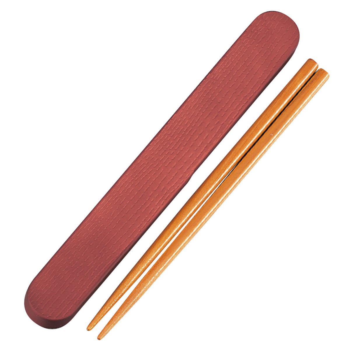 箸箱セット わっぱ箸箱セット 18.0cm （ お箸 箸 箸箱 はし箱 セット 18cm 日本製 大人 18センチ 給食 お弁当 弁当 和風 天然木 抗菌 ） 【フローラルレッド】