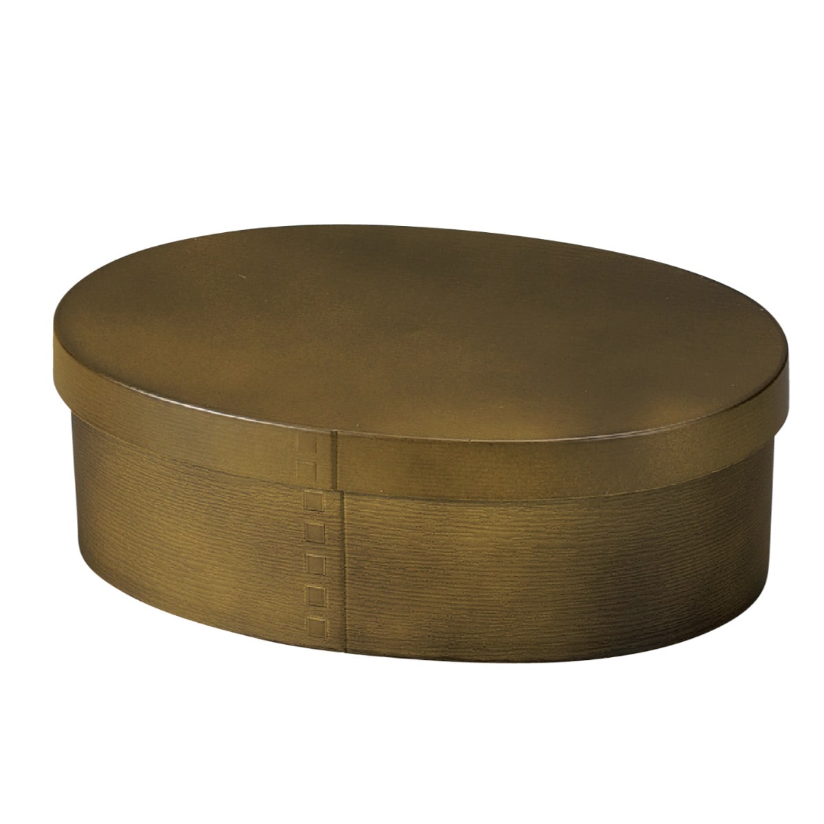 お弁当箱 曲げわっぱ一段弁当 大 1段 800ml （ 弁当箱 わっぱ弁当箱 ランチボックス レンジ対応 食洗機対応 日本製 プラスチック 曲げわっぱ風 曲げわっぱ お弁当 弁当 一段 小判型 仕切り付き ランチバンド付き 大人 大容量 ） 【リーフグリーン】