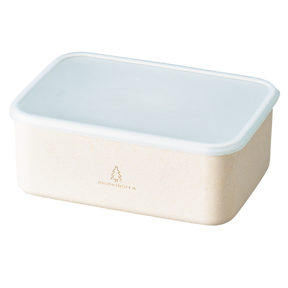 お弁当箱 ランチプラス L ヒノキプラ 1段 870ml （ 弁当箱 ランチボックス 食洗機対応 レンジ対応 一段 日本製 ひのきのぷら 保存容器 弁当 お弁当 食洗機OK レンジOK 大人 大容量 ）