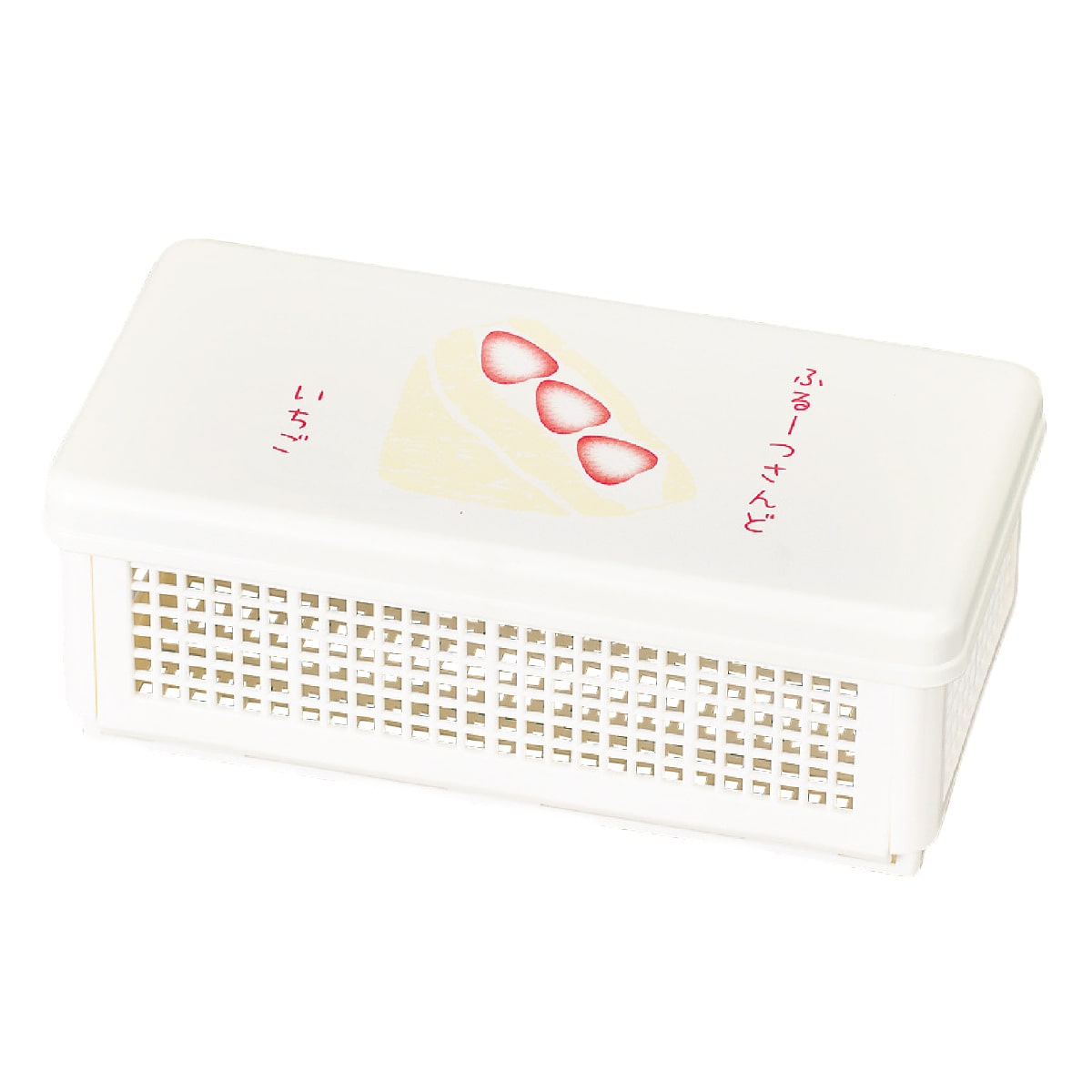 サンドイッチケース 折りたたみ （ サンドウィッチケース お弁当箱 弁当箱 ランチボックス 1段 日本製 一段 折り畳み サンドイッチ用 コンパクト 遠足 かわいい ） 【イチゴ】