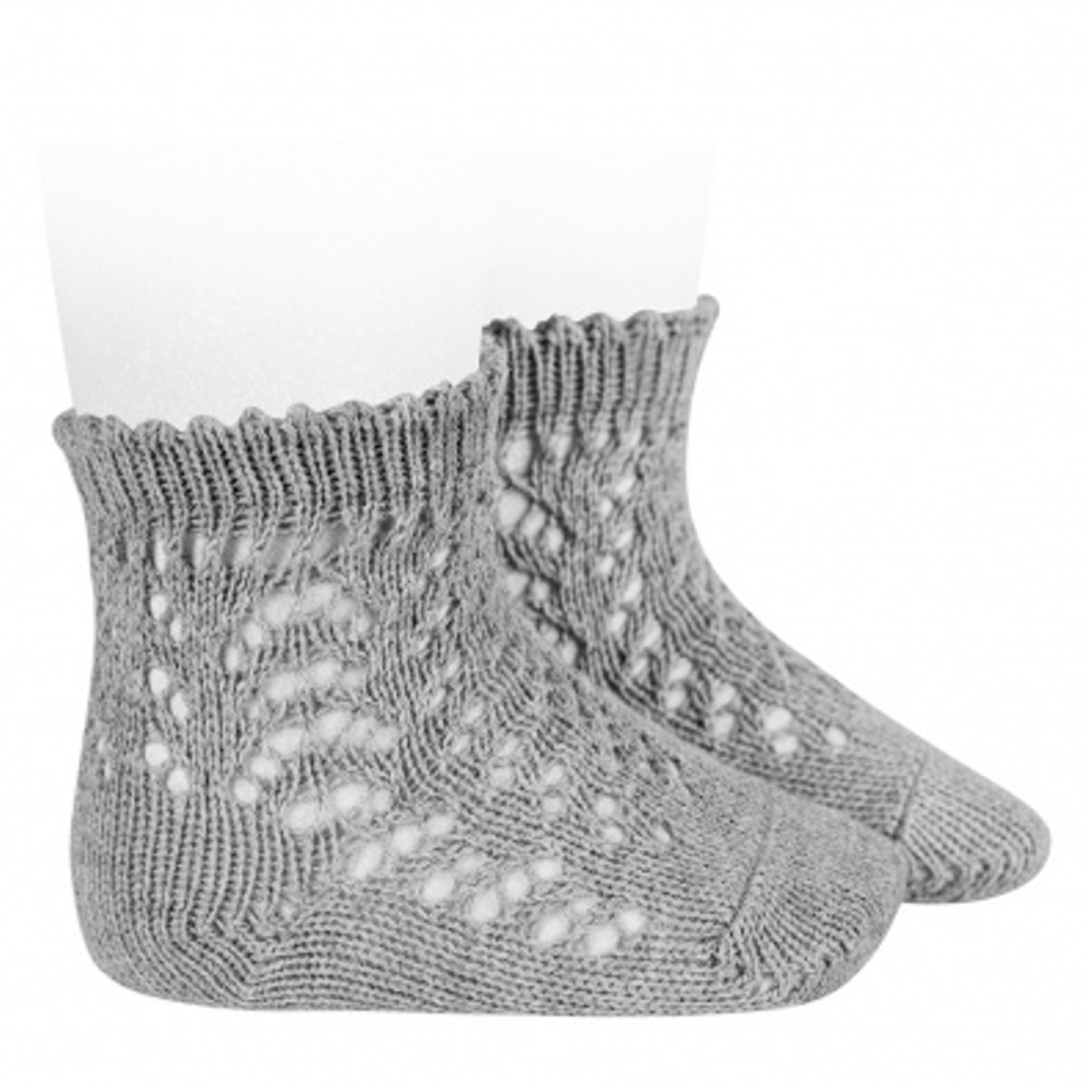 靴下 condor 子供 13.5～19cm パール オープンワーク ショートソックス （ コンドル 子ども用靴下 キッズ ソックス くつ下 くつした Perle openwork short socks 13.5 14.5 15 15.5 16 16.5 cm ） 【アルミノ 6】