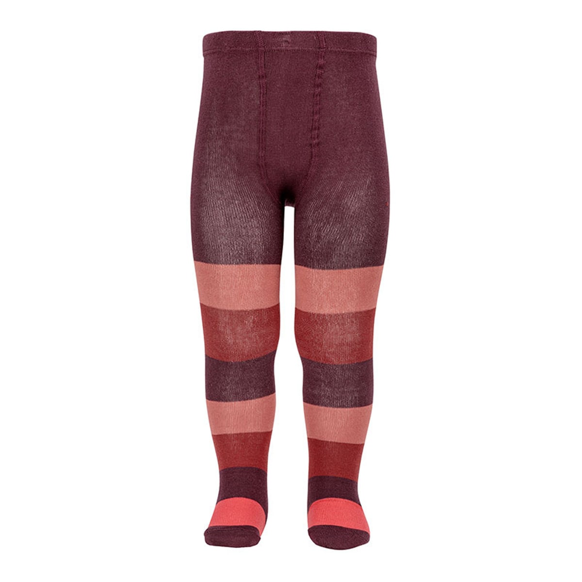 タイツ condor 子供 6ヶ月～2歳 カラー ワイド ストライプタイツ （ コンドル カラータイツ ベビータイツ 子供用タイツ ベビー キッズ Tights with coloured wide stripes ボーダー 丈夫 子ども用タイツ おしゃれ 出産祝い ） 【ブルデオス 0】