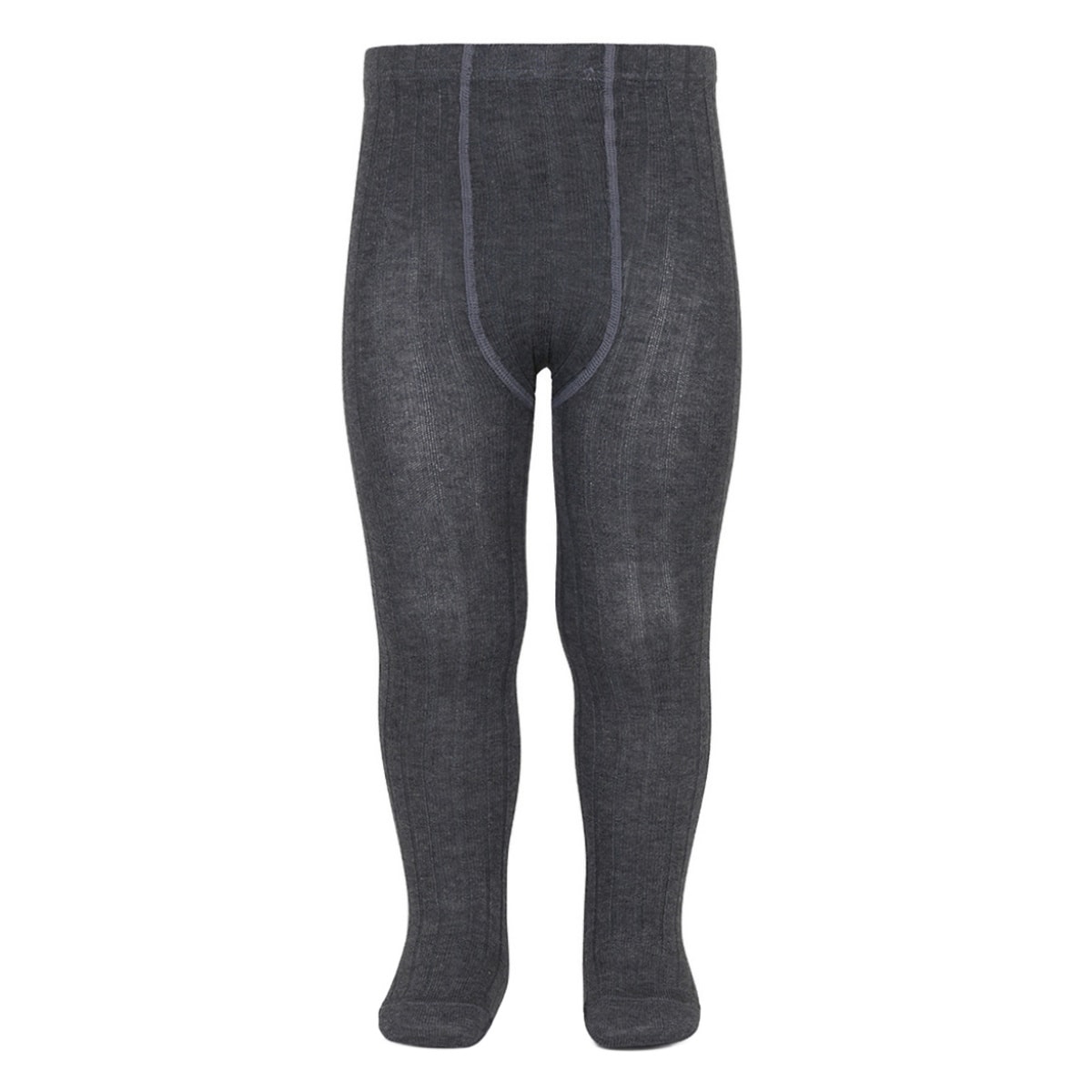 タイツ condor コンドル 子供 95～142cm ベーシック リブタイツ カラー1 （ カラータイツ 子供用タイツ キッズ ジュニア ベーシックタイツ リブ 丈夫 スペイン製 手触り 肌触り 滑らか おしゃれ 95 100 110 120 130 140 cm ） 【アンスラサイタ 4】