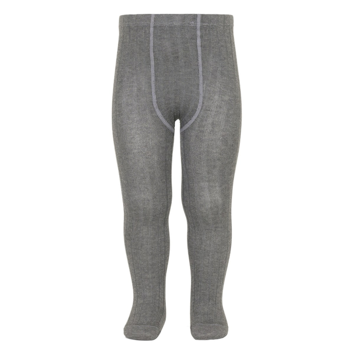 タイツ condor コンドル 子供 95～142cm ベーシック リブタイツ カラー1 （ カラータイツ 子供用タイツ キッズ ジュニア ベーシックタイツ リブ 丈夫 スペイン製 手触り 肌触り 滑らか おしゃれ 95 100 110 120 130 140 cm ） 【グリスクラーロ 10】