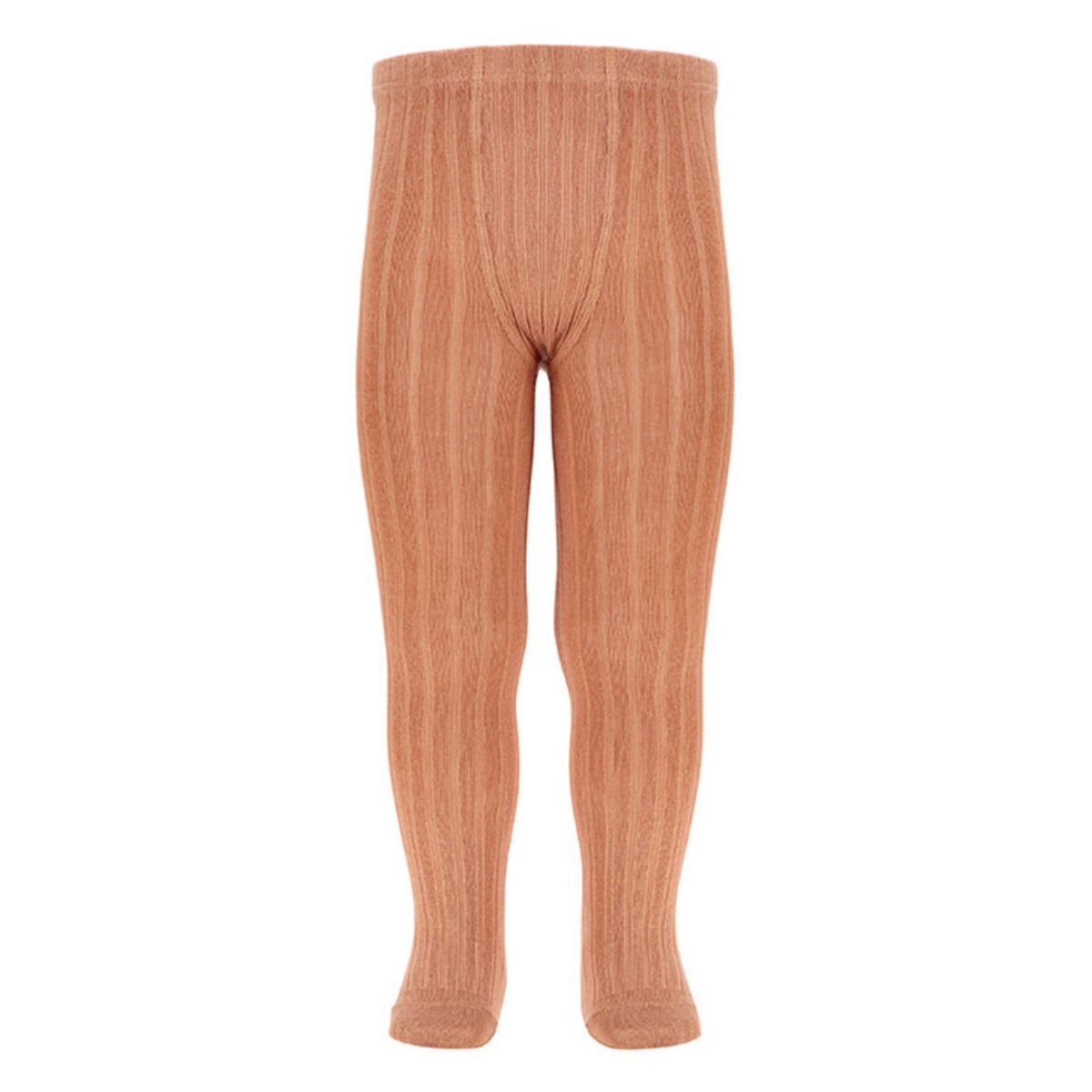 タイツ condor コンドル 子供 95～142cm ベーシック リブタイツ カラー1 （ カラータイツ 子供用タイツ キッズ ジュニア ベーシックタイツ リブ 丈夫 スペイン製 手触り 肌触り 滑らか おしゃれ 95 100 110 120 130 140 cm ） 【ヌガー 6】