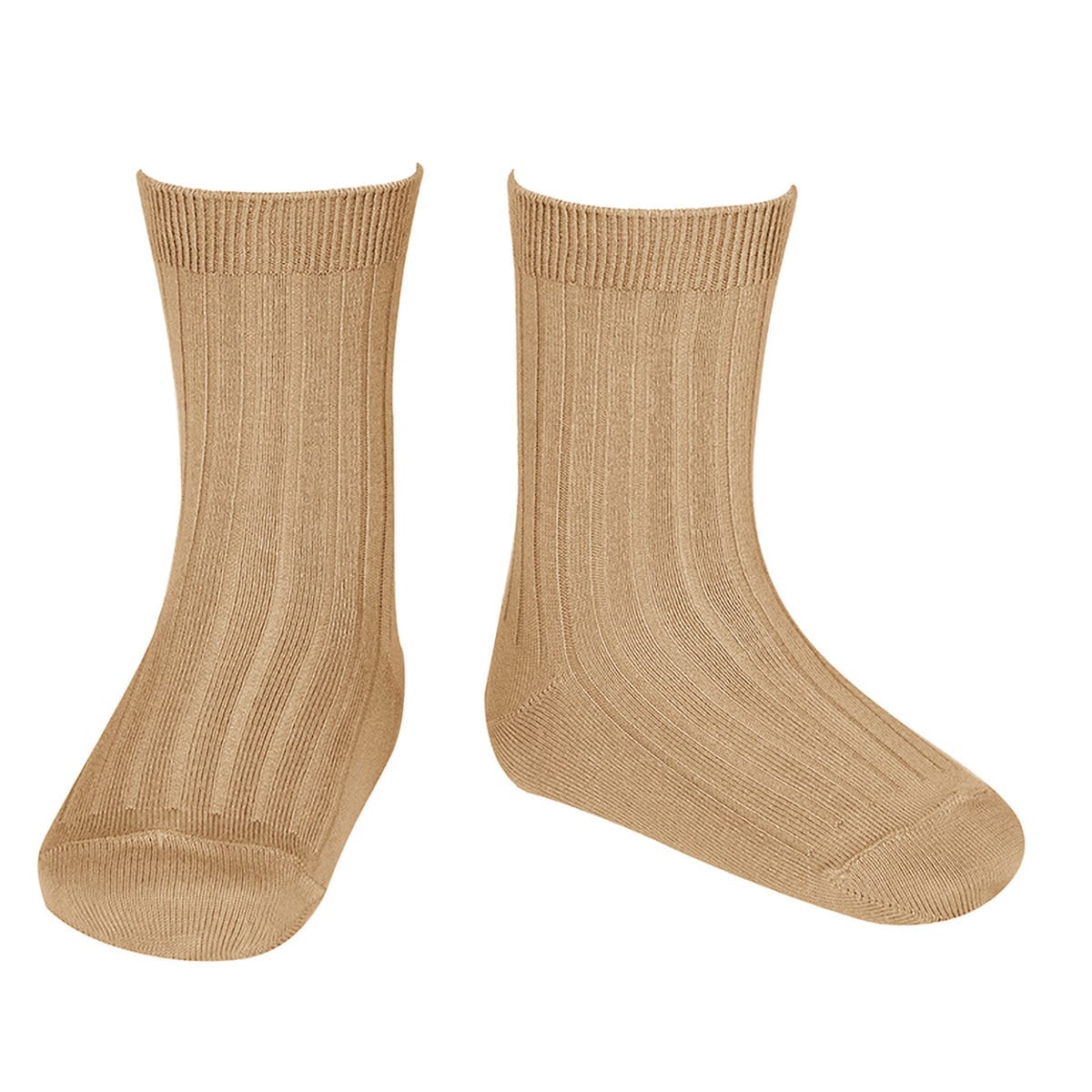 靴下 condor 子供 9.5cm～13.5cm リブ ショートソックス カラー3 （ コンドル ソックス 子ども用靴下 くつ下 くつした ベビー キッズ リブソックス Basic rib short socks 9.5 10 10.5 11 11.5 12 12.5 ） 【キャメル 2】