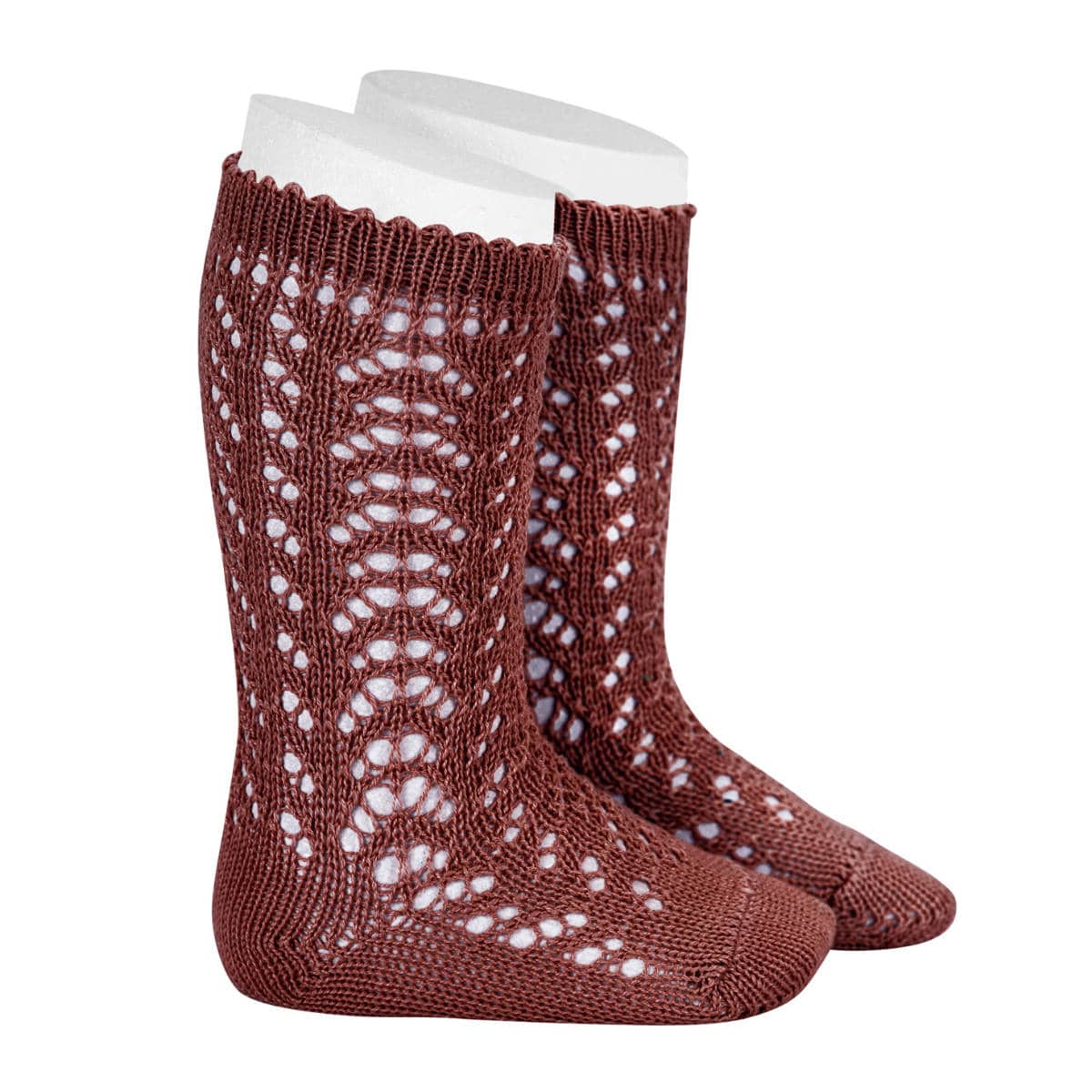 靴下 condor 子供 4歳～11歳 パール オープンワーク ニーソックス カラー1 （ コンドル 子ども用靴下 キッズ ソックス くつ下 くつした Perle openwork knee socks ニーハイソックス ハイソックス 丈夫 キッズ用 ジュニア用 ） 【プラリネ 8】