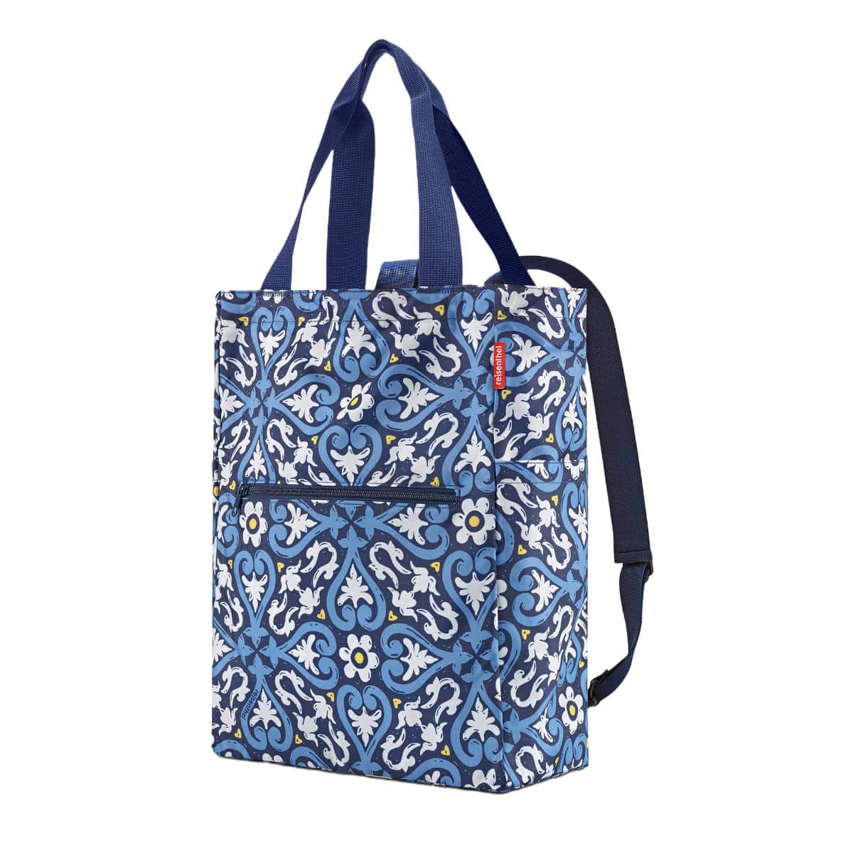 ショッピングバッグ reisenthel MINI MAXI 2in1 with ISO POCKET （ 撥水加工 ライゼンタール リュックサック 折りたたみ 軽量 エコバッグ トートバッグ マイバッグ お買い物バッグ リュック コンパクト ） 【フローラル１】